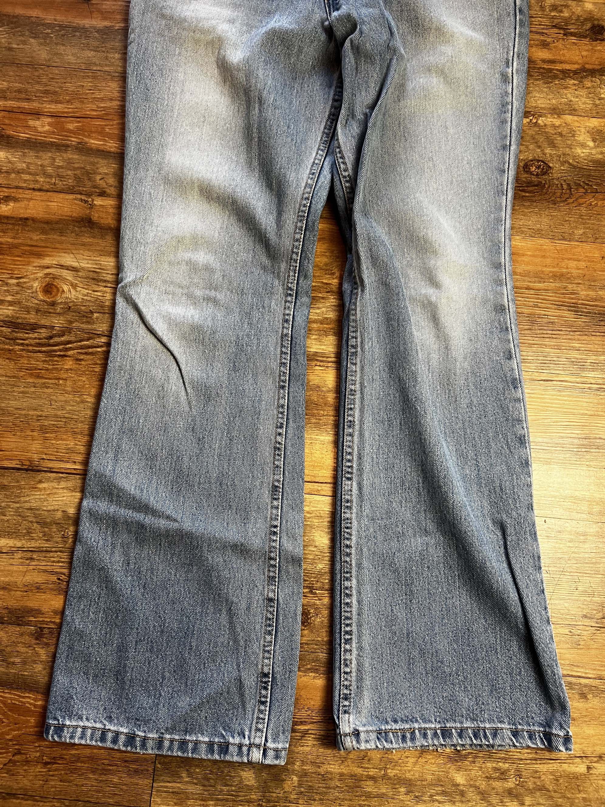 Levi's Vintage Clothing Vintage Levi's 518 Superlow Boot Cut Light Wash Denim Jeans Size 34" / US 12 / IT 48 - 4 Thumbnail