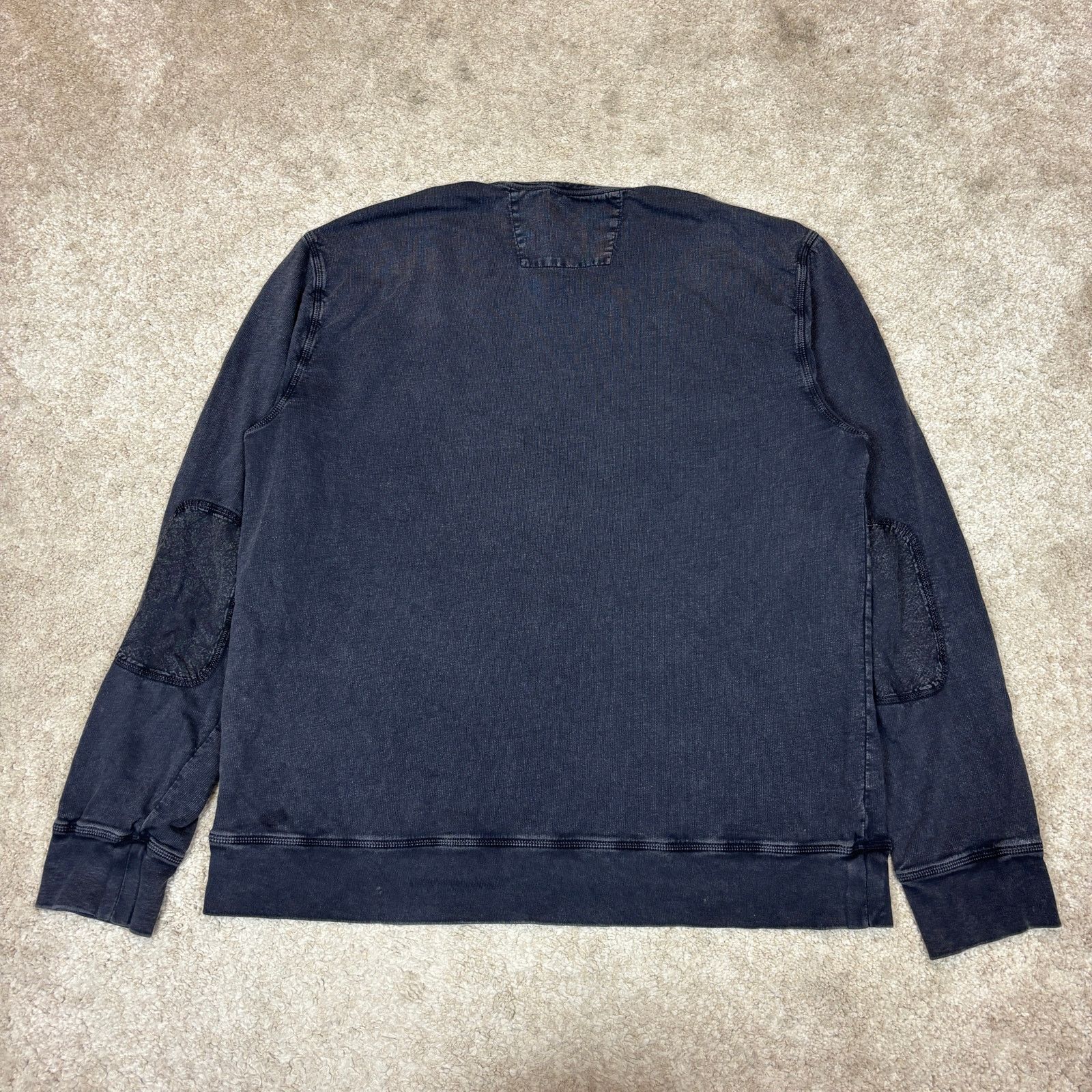 John Varvatos John Varvatos Darien Garment Dyed Terry Sweatshirt Men's XL Size US XL / EU 56 / 4 - 3 Thumbnail
