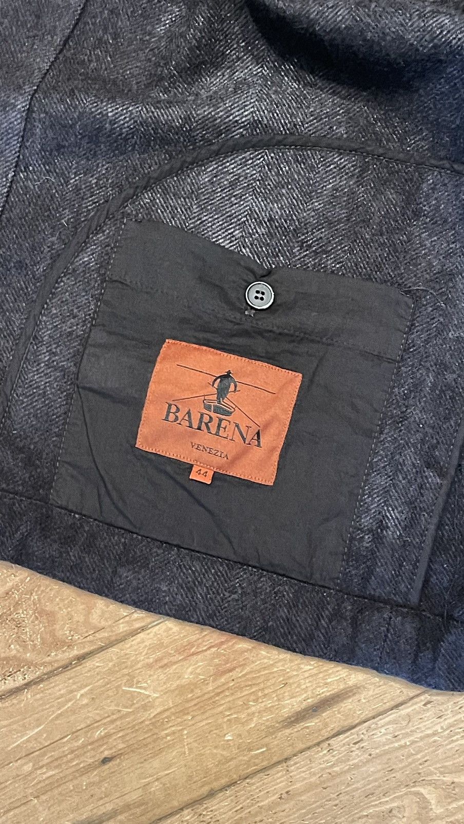 Barena × Barena Venezia Barena Patch-Dyed Hooded Wool Jacket Size US S / EU 44-46 / 1 - 6 Thumbnail