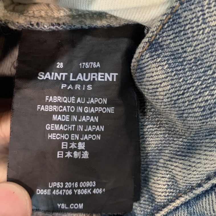 Saint Laurent Paris Fall16 Knee Blow By Hedi Slimane Size US 28 / EU 44 - 5 Thumbnail