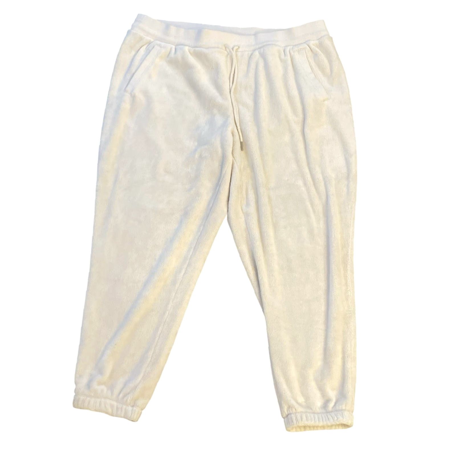 Athleta Athleta Women’s Sweatpants 2XL Ivory Cream Jogger Pockets Tapered Casual Athleisure Pants Size 40" / US 18 - 3 Thumbnail