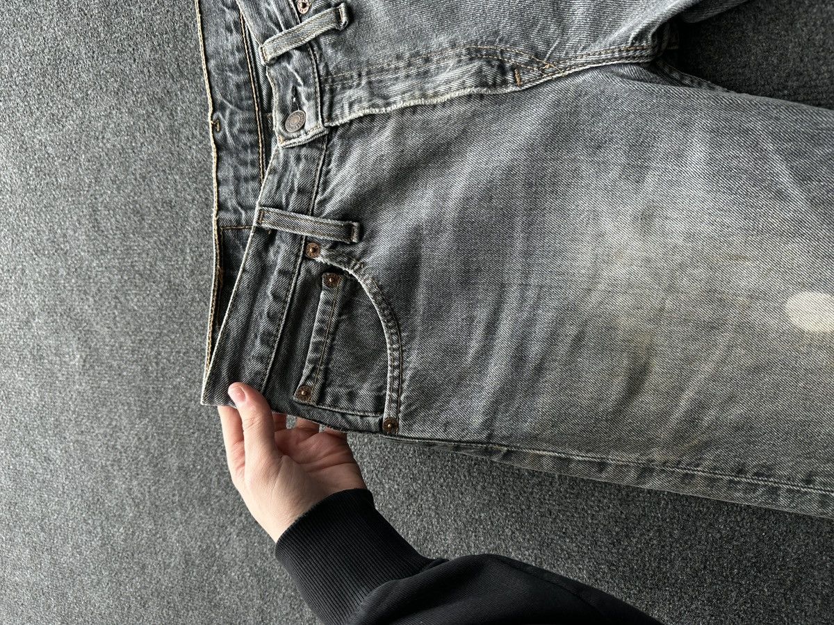 Levi's 🚨 VNTG LEVI’S 507 DISSTRESSED GRAY PAINTED WASHED Size US 29 - 7 Thumbnail