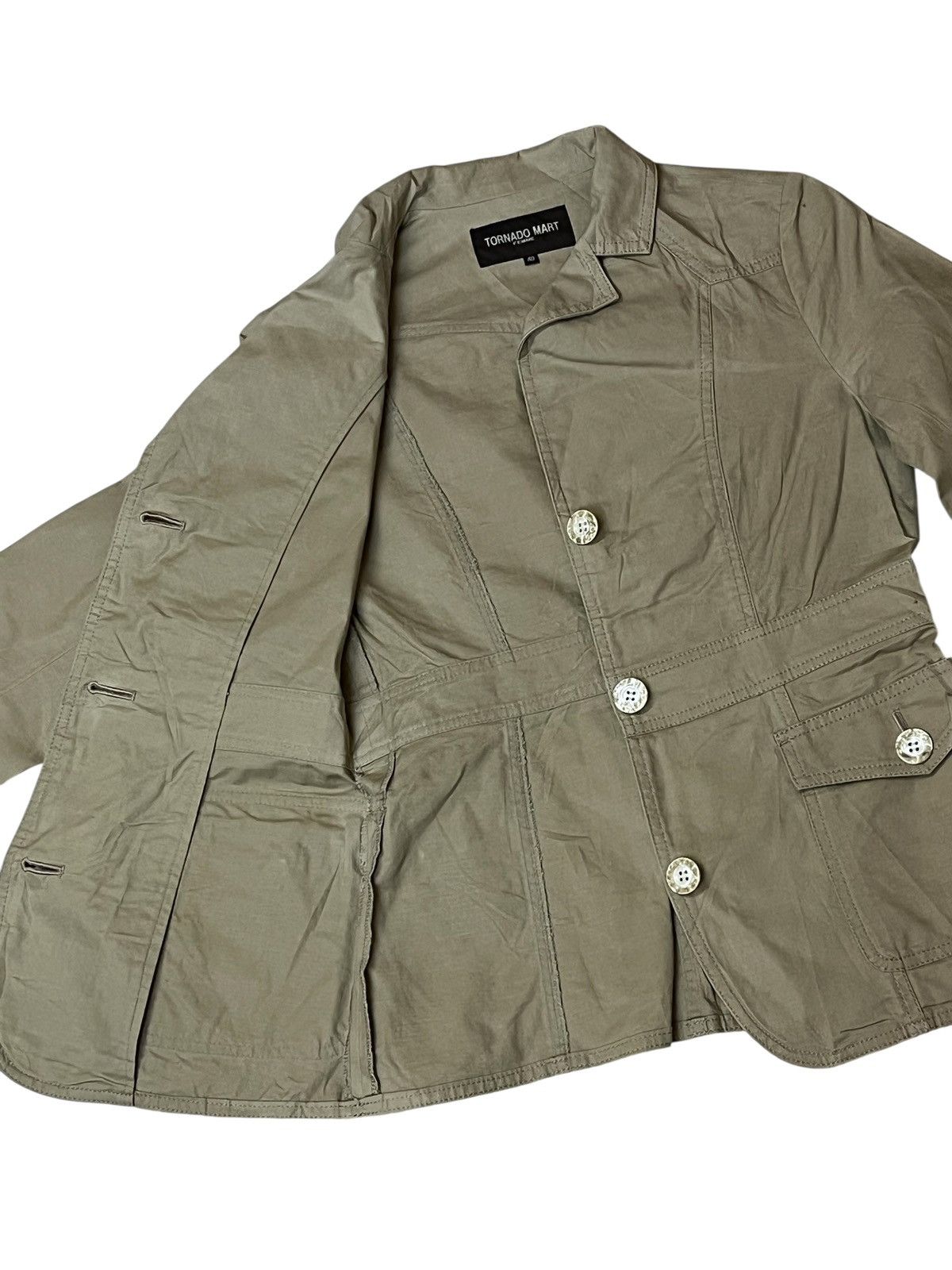 Tornado Mart Japanese aesthetic TORNADO MART FEMME cotton blazer/jacket Size US S / EU 44-46 / 1 - 3 Thumbnail