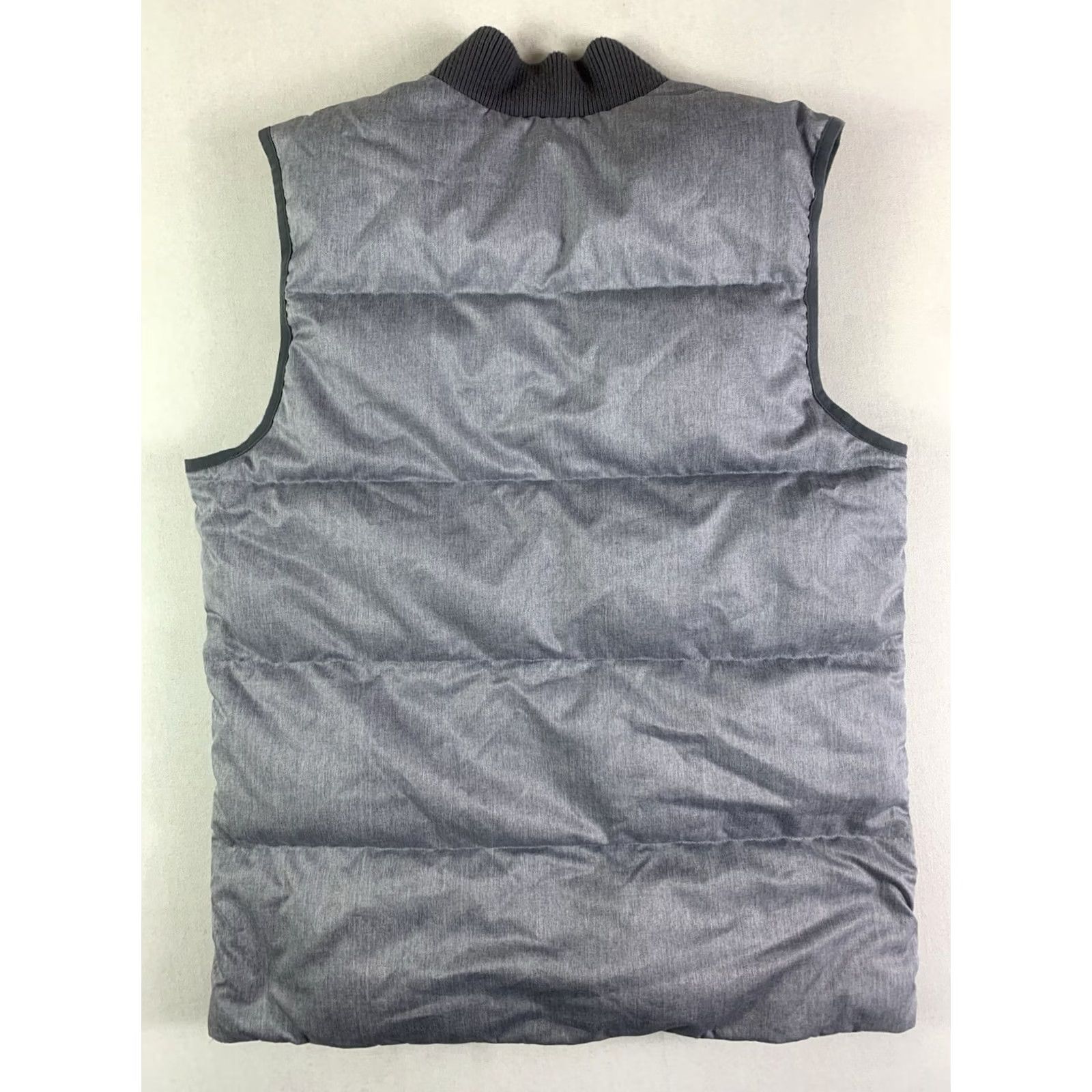Nike VINTAGE Nike Goose Down Puffer Vest Jacket Men Small Gray 507046-071, Outdoor, Walking, Winter, Zip, Insulated, Pockets, Thermal Size US S / EU 44-46 / 1 - 4 Thumbnail