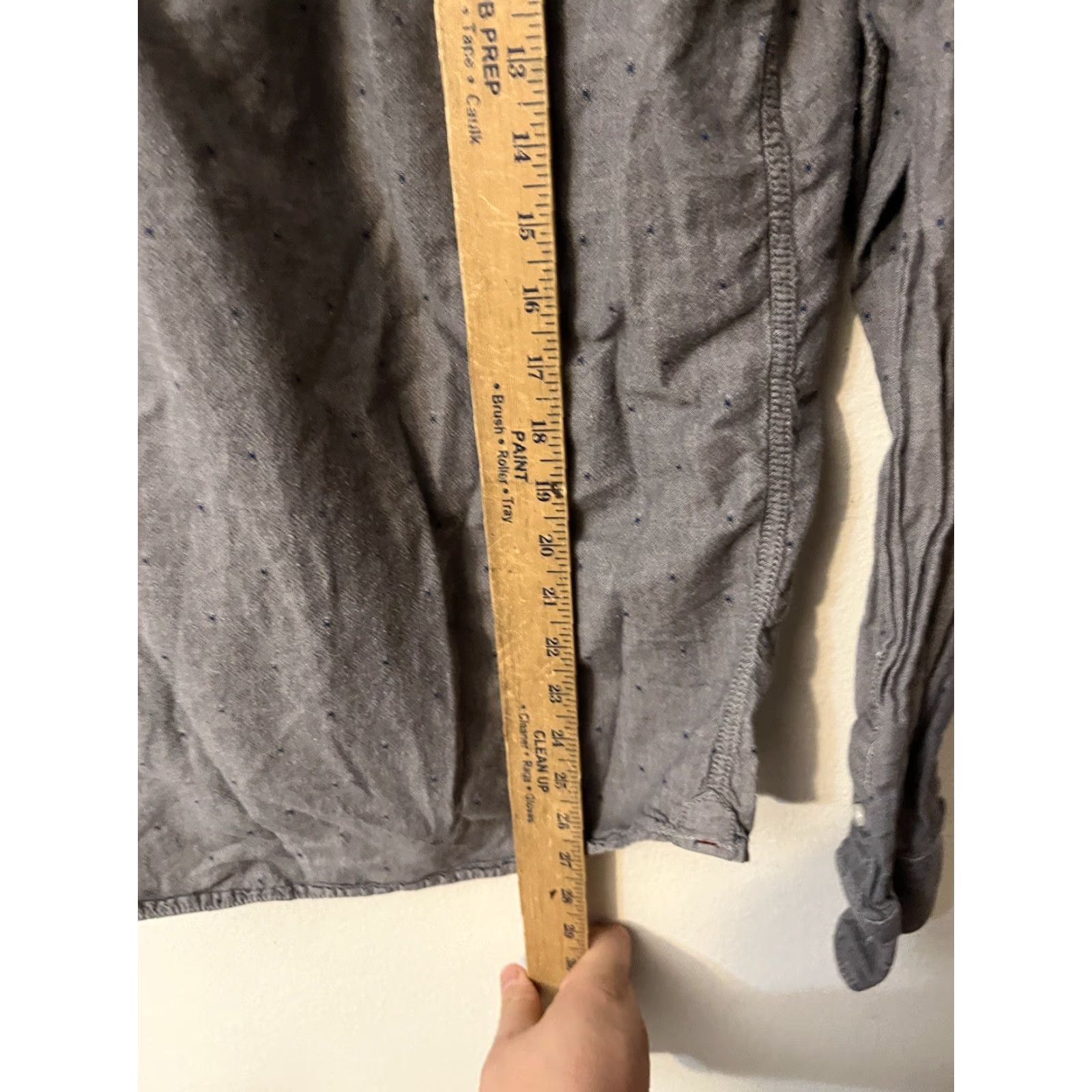 Vans Vans Shirt Mens Medium Gray Solid Long Sleeve Button Down Off The Wall Size US M / EU 48-50 / 2 - 4 Thumbnail