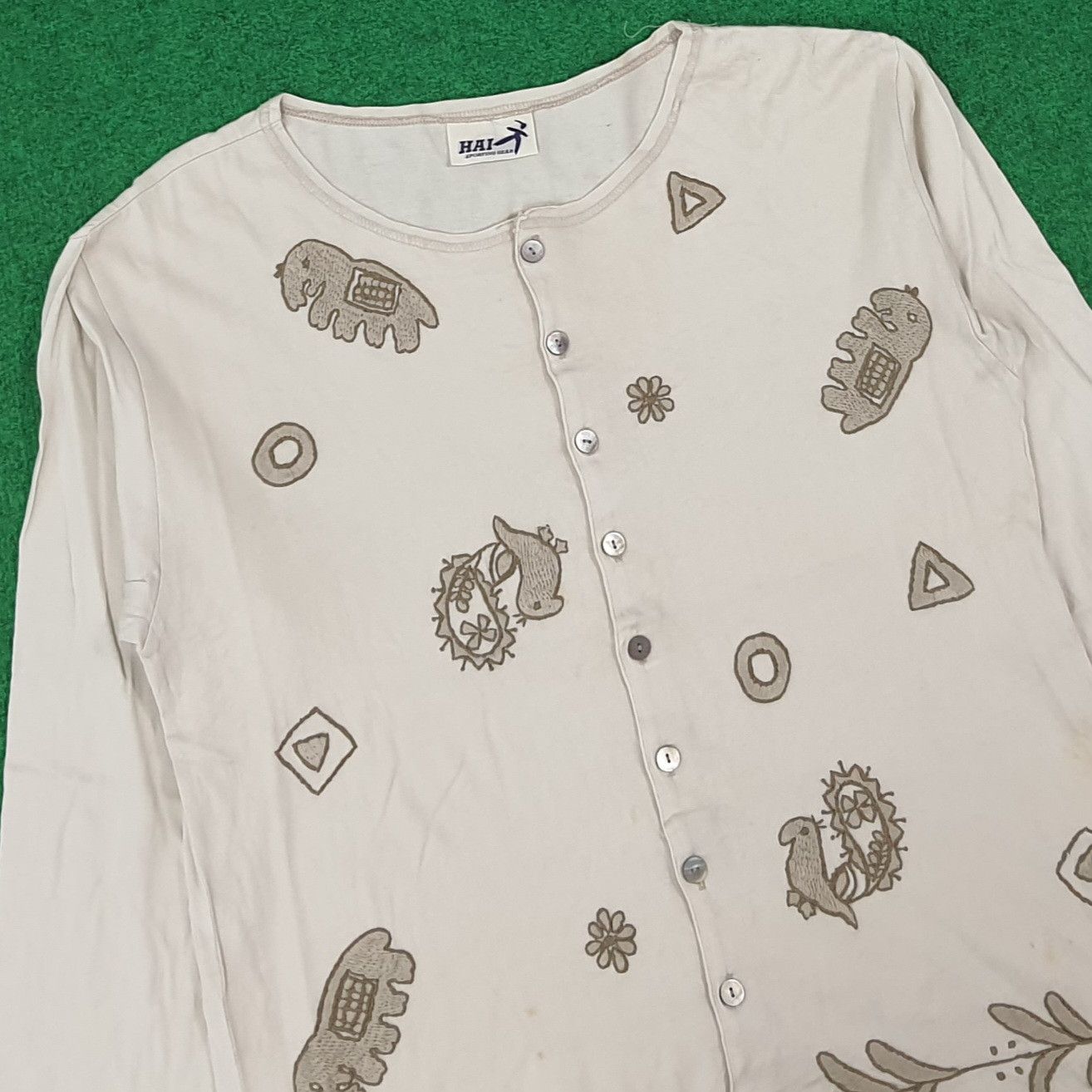 Hai Sporting Gear Vintage Hai Sporting Gear Embroidery Cardigan C276N59 Size M / US 6-8 / IT 42-44 - 2 Thumbnail