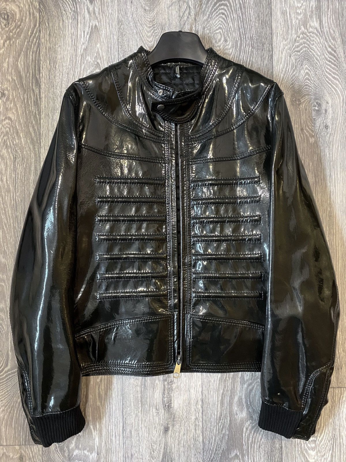 Dior × Kris Van Assche Dior Homme AW08 Leather Biker Jacket Runway | Grailed