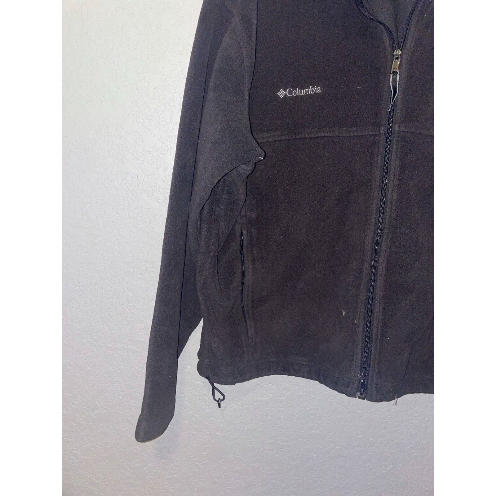 Columbia Mens Columbia Fleece Sweatshirt Outdoor Black Jacket XL Men Size US XL / EU 56 / 4 - 4 Thumbnail