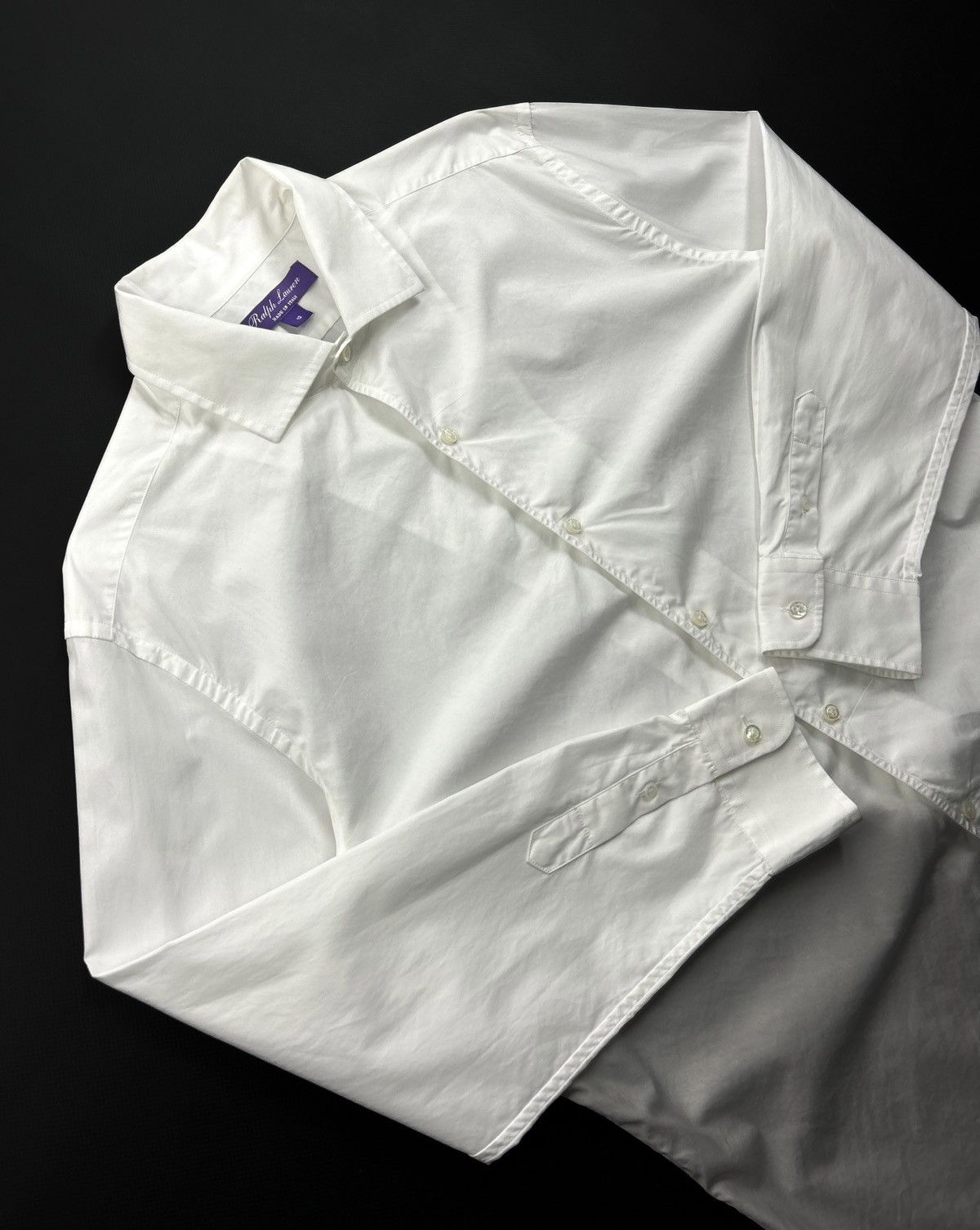 Ralph Lauren Purple Label Ralph Lauren Purple Label White Button-Up Shirt Women’s L 12 Size L / US 10 / IT 46 - 4 Thumbnail