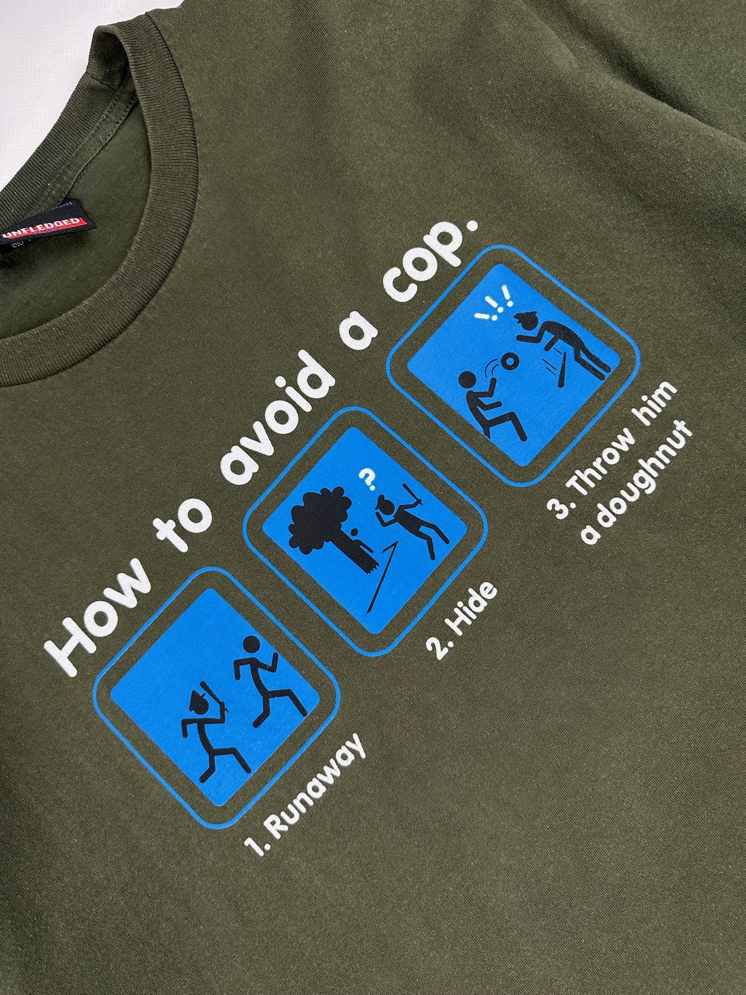 Other Vintage “How to Avoid a Cop" T-Shirt Humor Tee police ACAB Size US L / EU 52-54 / 3 - 6 Thumbnail