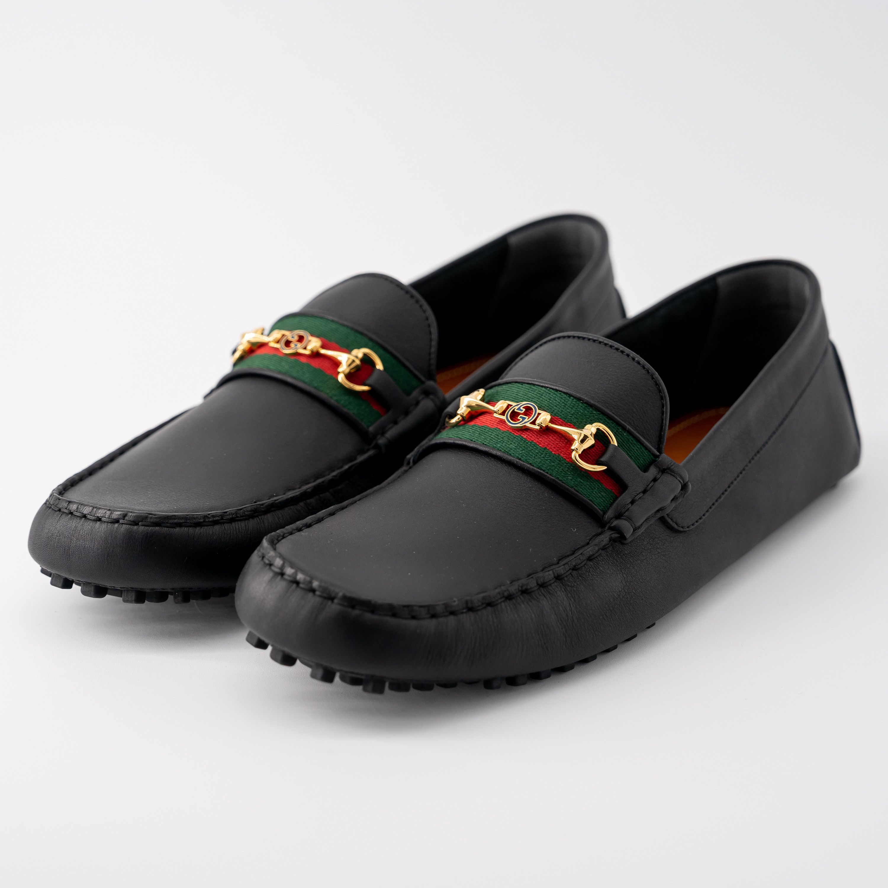 Gucci Gucci Leather Web Stripe Tassel Loafer | Grailed