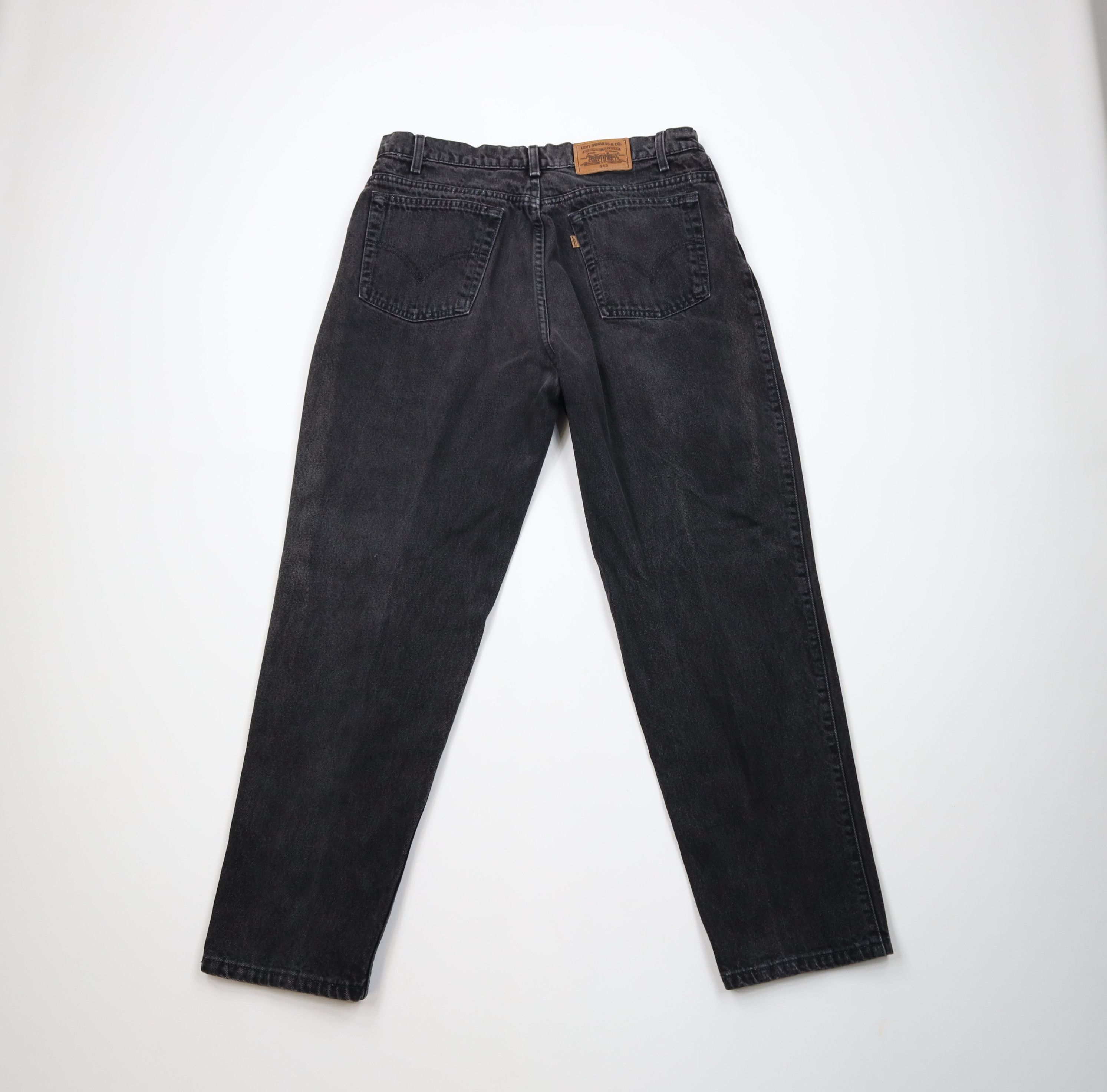 Levi's Vintage 90s Levis 545 Loose Fit Denim Jeans Black USA Size US 36 / EU 52 - 8 Thumbnail