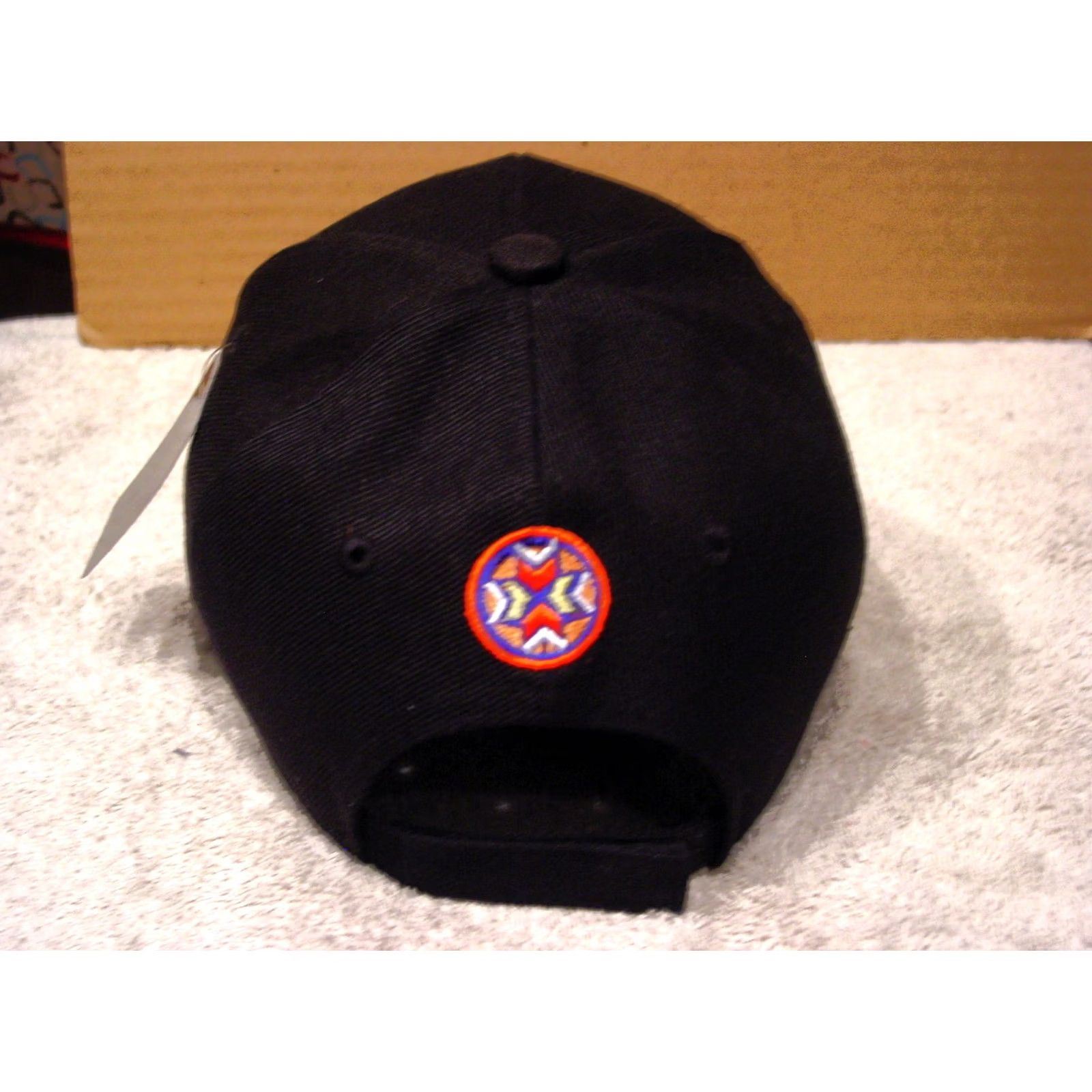 Vintage Baseball Cap Wolf Feathers Native Pride Black Adjustable Mens Size ONE SIZE - 3 Thumbnail
