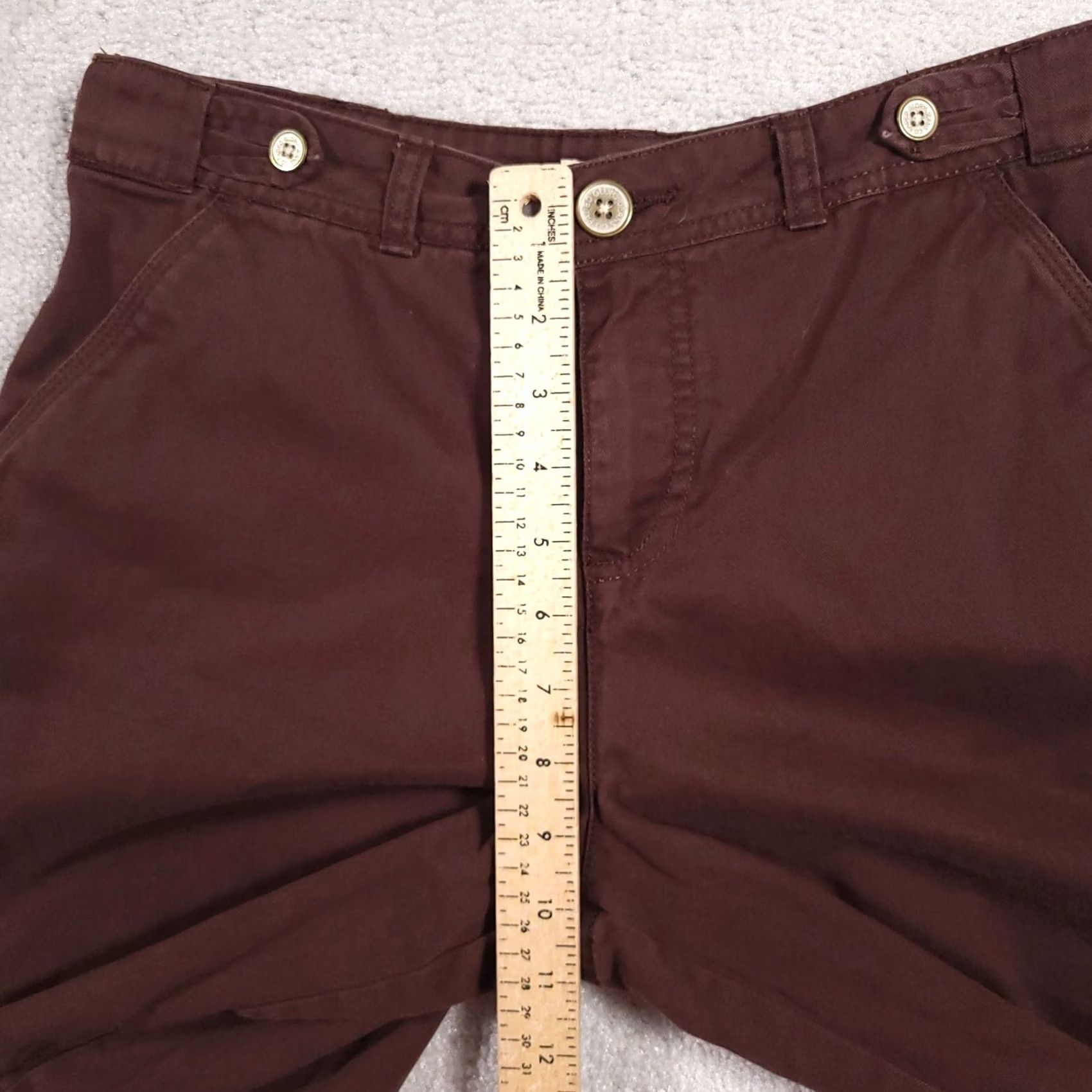 Faded Glory VINTAGE Faded Glory Bermuda Shorts Women's 4 Brown Chino Mid Rise 9" Size 27" / US 4 / IT 40 - 7 Thumbnail