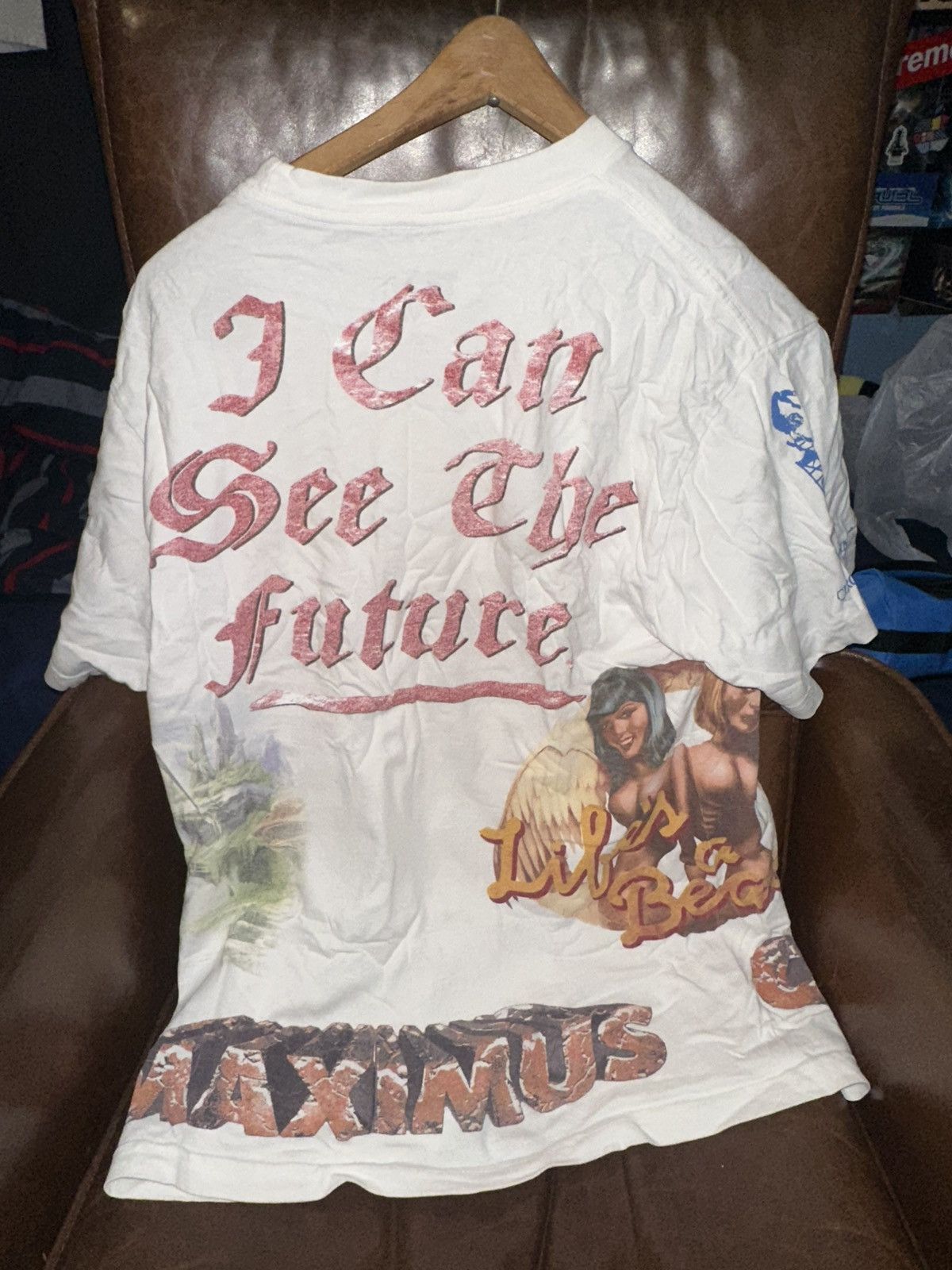 Travis Scott Utopia tour tee Size US M / EU 48-50 / 2 - 2 Thumbnail