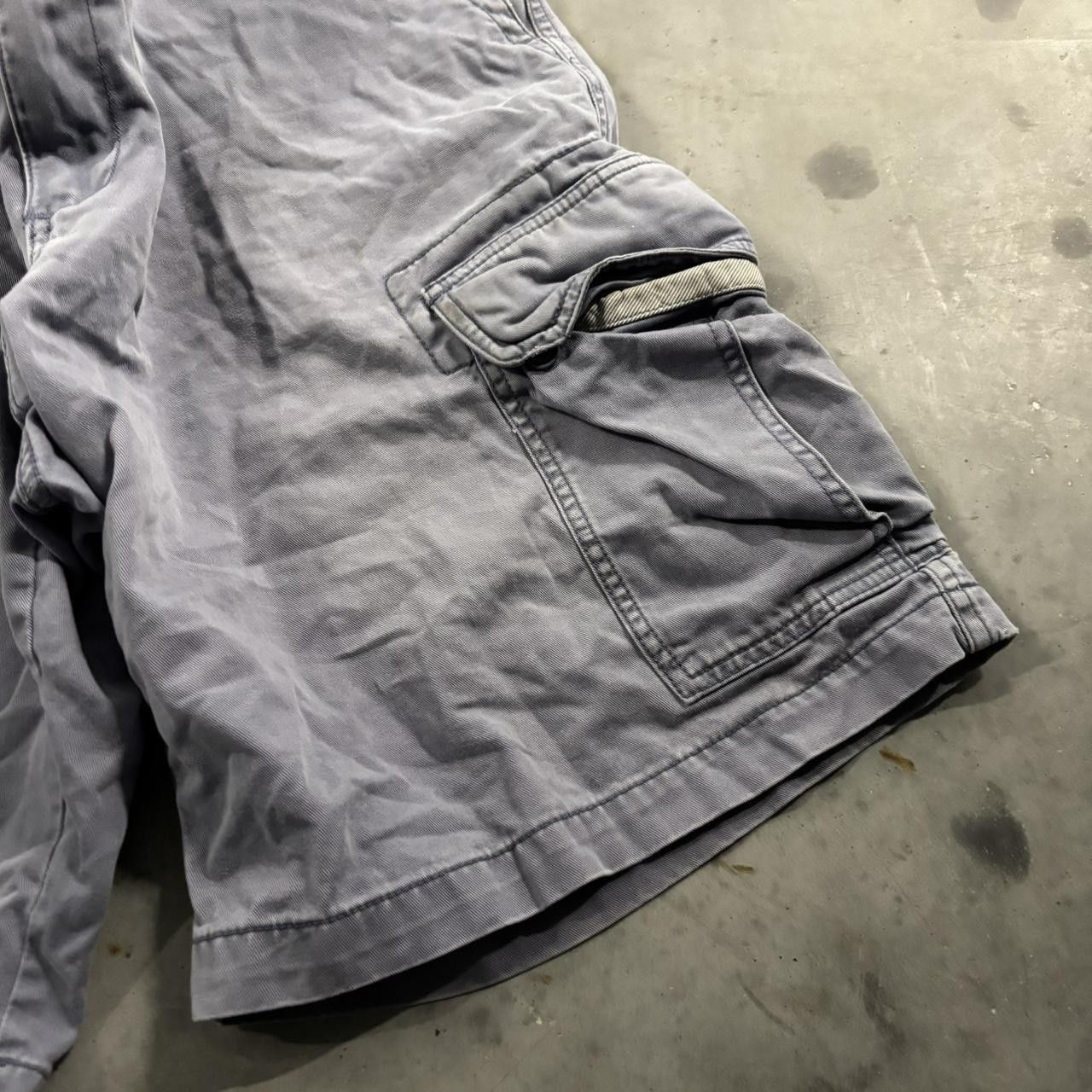 Vintage Crazy Vintage Y2K/2000s Baggy Light Blue Streetwear Skater Cargo Shorts! Size 38 Size US 38 / EU 54 - 4 Thumbnail