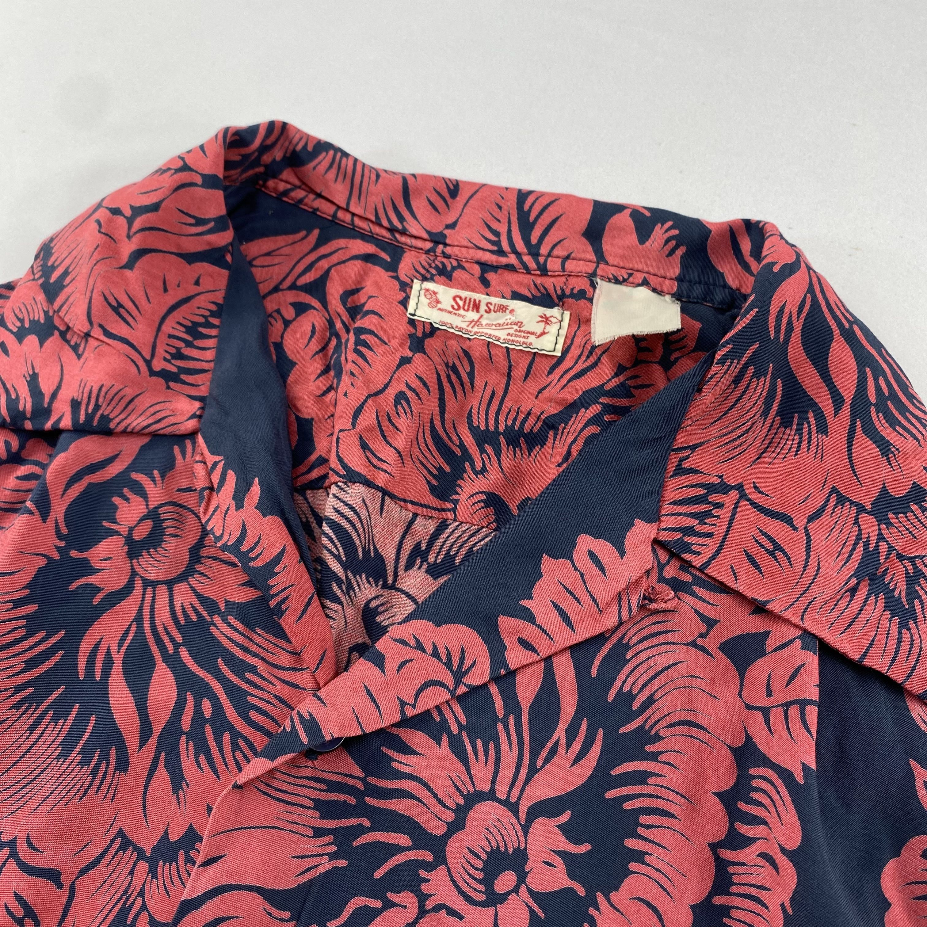Sun Surf Sun Surf Panel Flowers Aloha Hawaiian Shirt HW045 Size US M / EU 48-50 / 2 - 6 Thumbnail