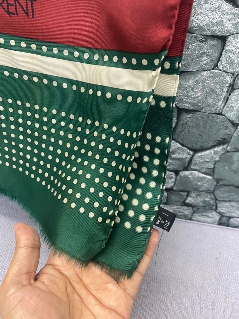 Yves Saint Laurent Vintage Yves Saint Laurent Pour Homme Scarf Size ONE SIZE - 6 Thumbnail