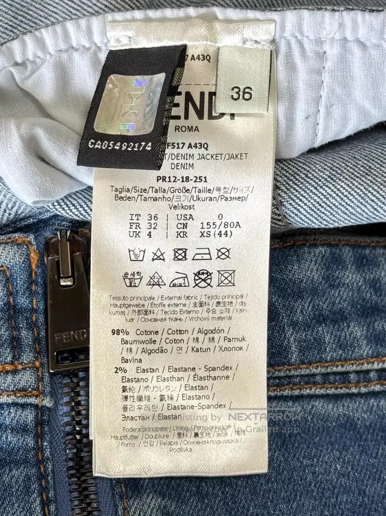 Fendi Fendi Brown Full Print Logo Down Jacket Size 4XL / US 24-26 - 9 Thumbnail