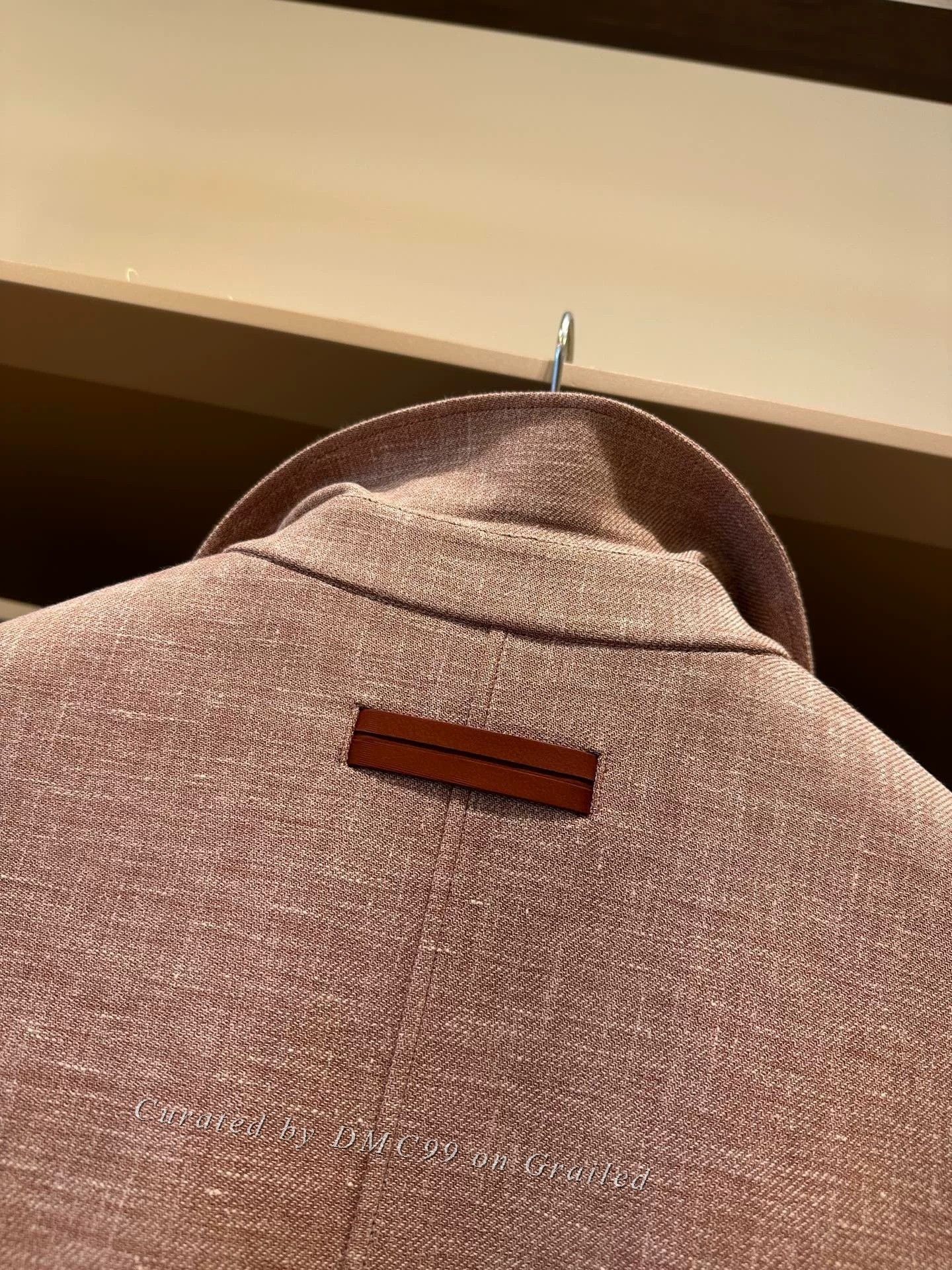 Ermenegildo Zegna Zegna Pink Men's Shirt Coat Size US M / EU 48-50 / 2 - 8 Thumbnail