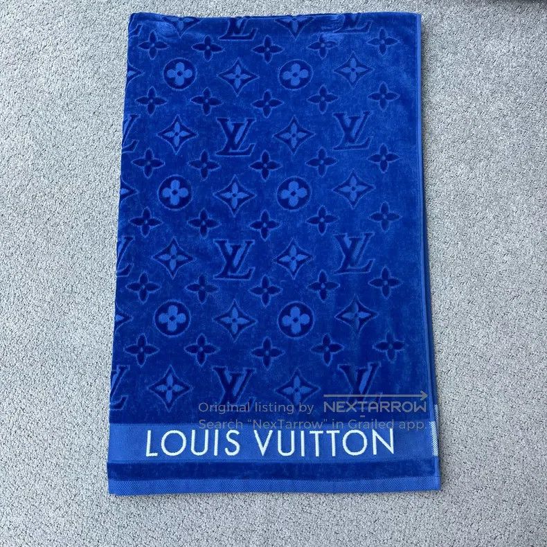 Louis Vuitton Louis Vuitton Midnight Blue Beach Towel Towel Bath Towel Size ONE SIZE - 1 Thumbnail