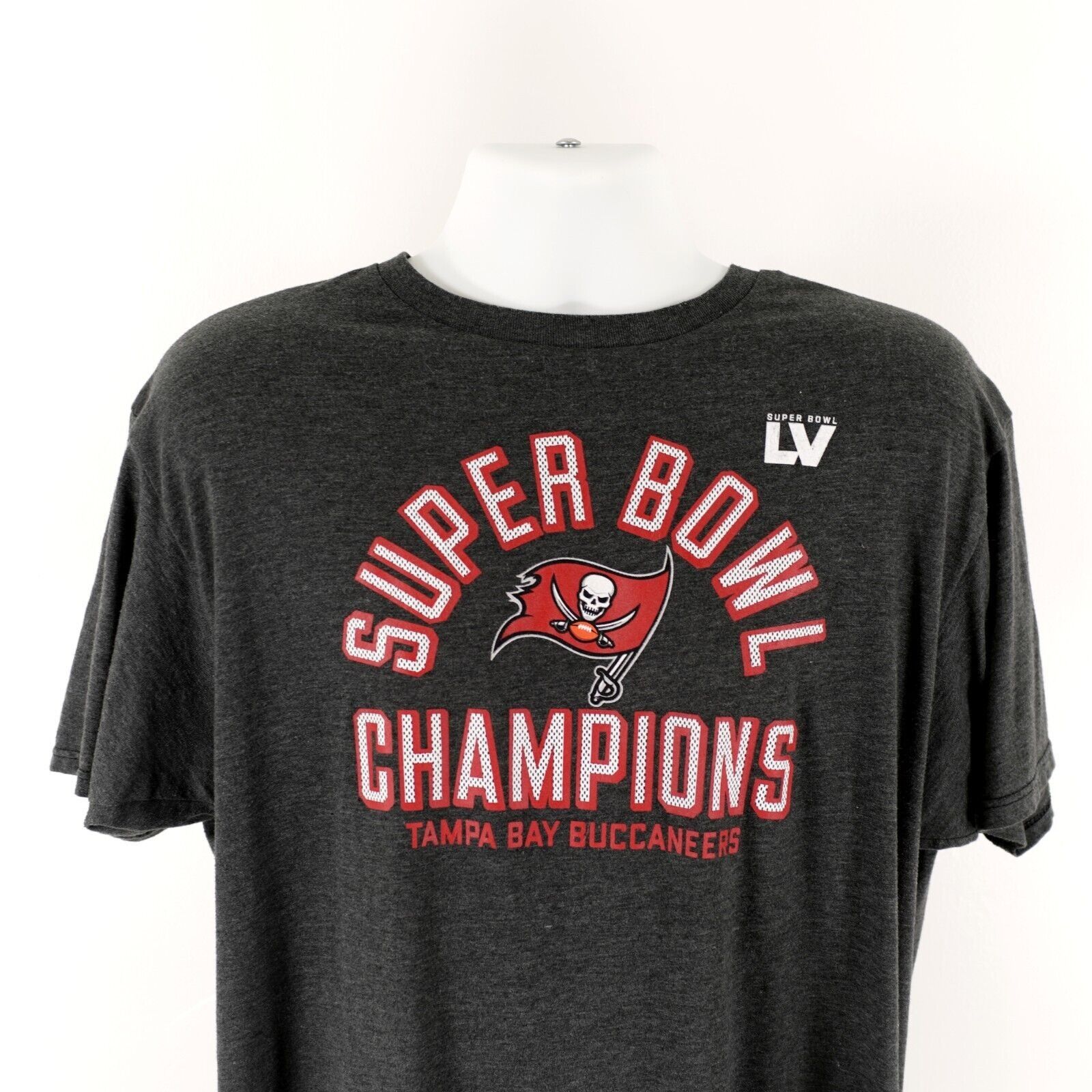 NFL NFL Optima Gray Buccaneers Super Bowl Champions LV XL T-Shir Size US XL / EU 56 / 4 - 2 Thumbnail