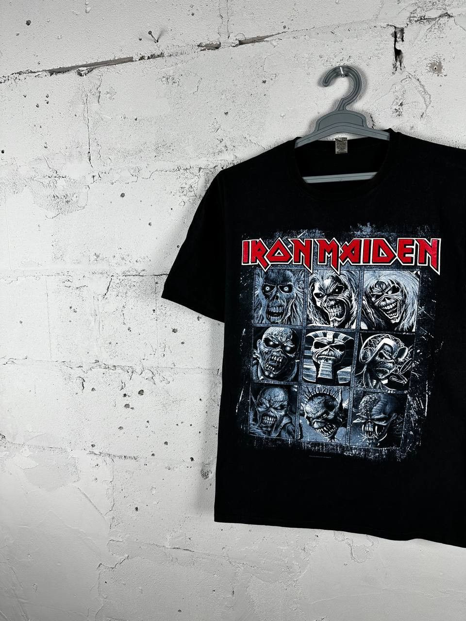 Band Tees × Iron Maiden × Vintage Iron Maiden The Number Of The Beast Rock Band T-Shirt Size US XL / EU 56 / 4 - 2 Thumbnail