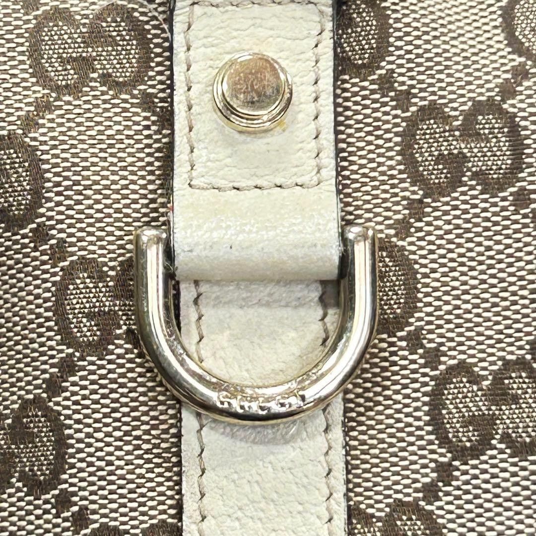 Gucci Gucci - Abbey Handbag Shoulder Bag Beige Leather Size ONE SIZE - 12 Thumbnail