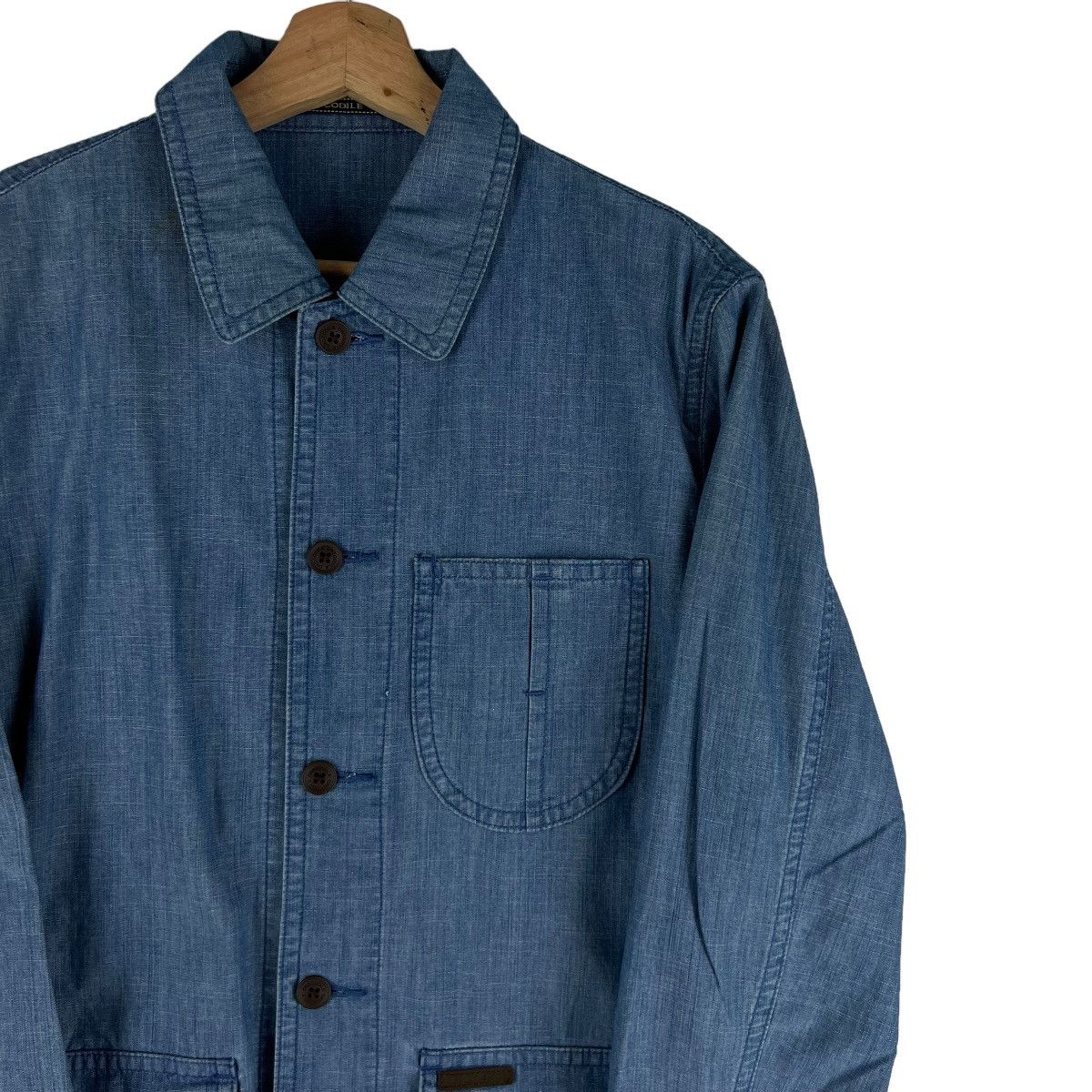 Other 🔥VINTAGE CHORE WORK JACKET CROCODILE POCKET ISSEY MIYAKE Size US M / EU 48-50 / 2 - 6 Thumbnail