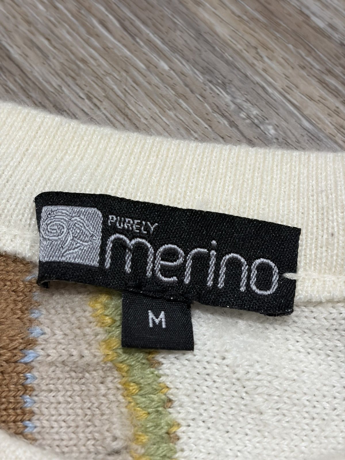 Vintage Vintage Purely Merino Coogi 90s Textured Knit Sweater Size M Size M / US 6-8 / IT 42-44 - 4 Thumbnail