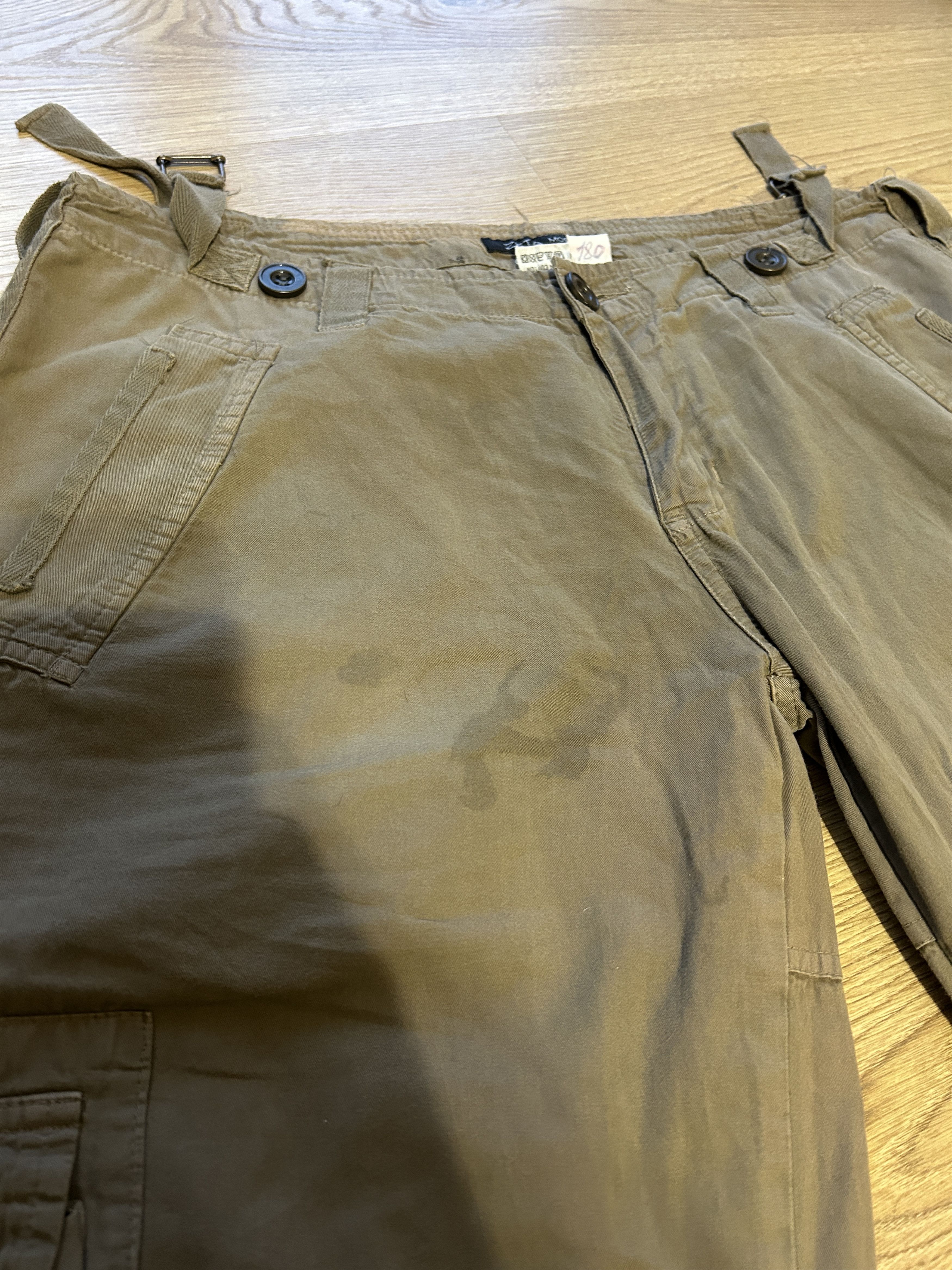 Designer Vintage Junya Watanabe Balenciaga Style Cargo Jeans 90s Size US 32 / EU 48 - 10 Thumbnail