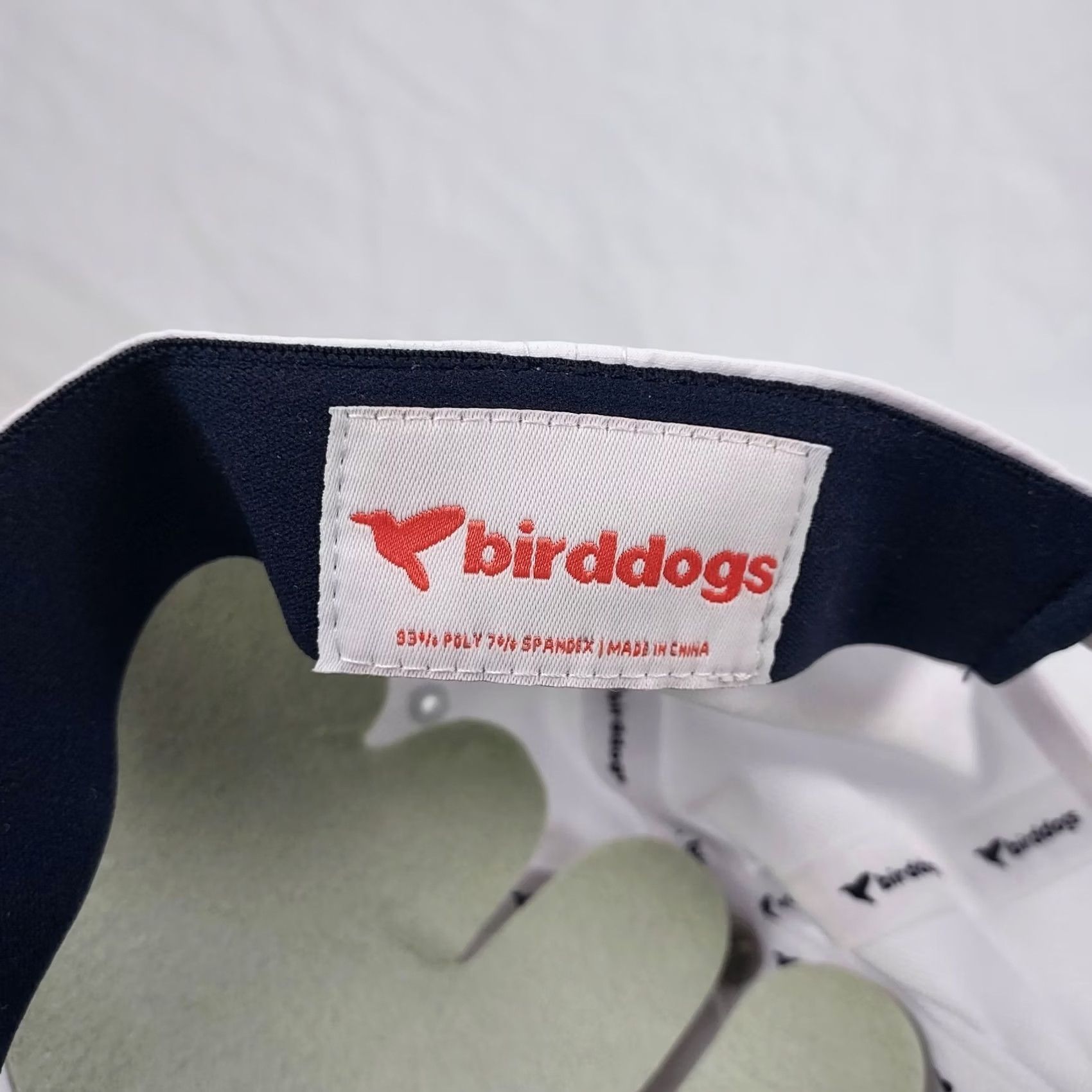 Vintage Birddogs Baseball Cap White Poly Spandex Stretch Fit Adjustable Hat Mens One Size Solid Pattern Cap Size ONE SIZE - 6 Thumbnail