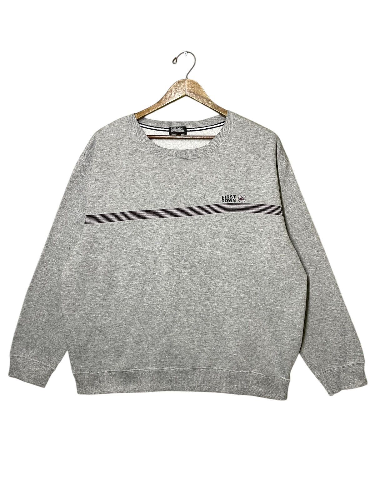 First down♨️ sweatshirt large size grey colour