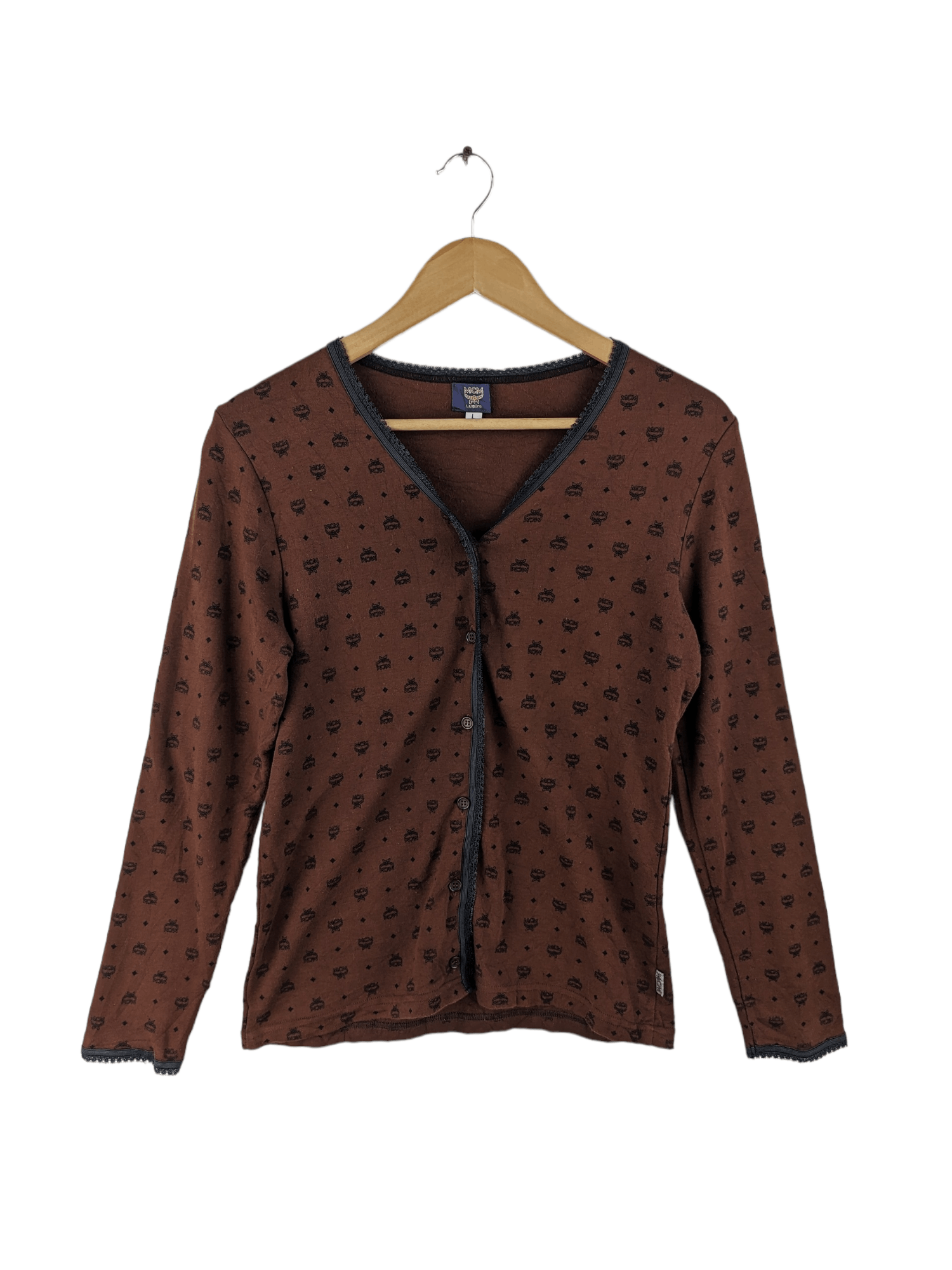 Vintage MCM Monogram Cardigan Women