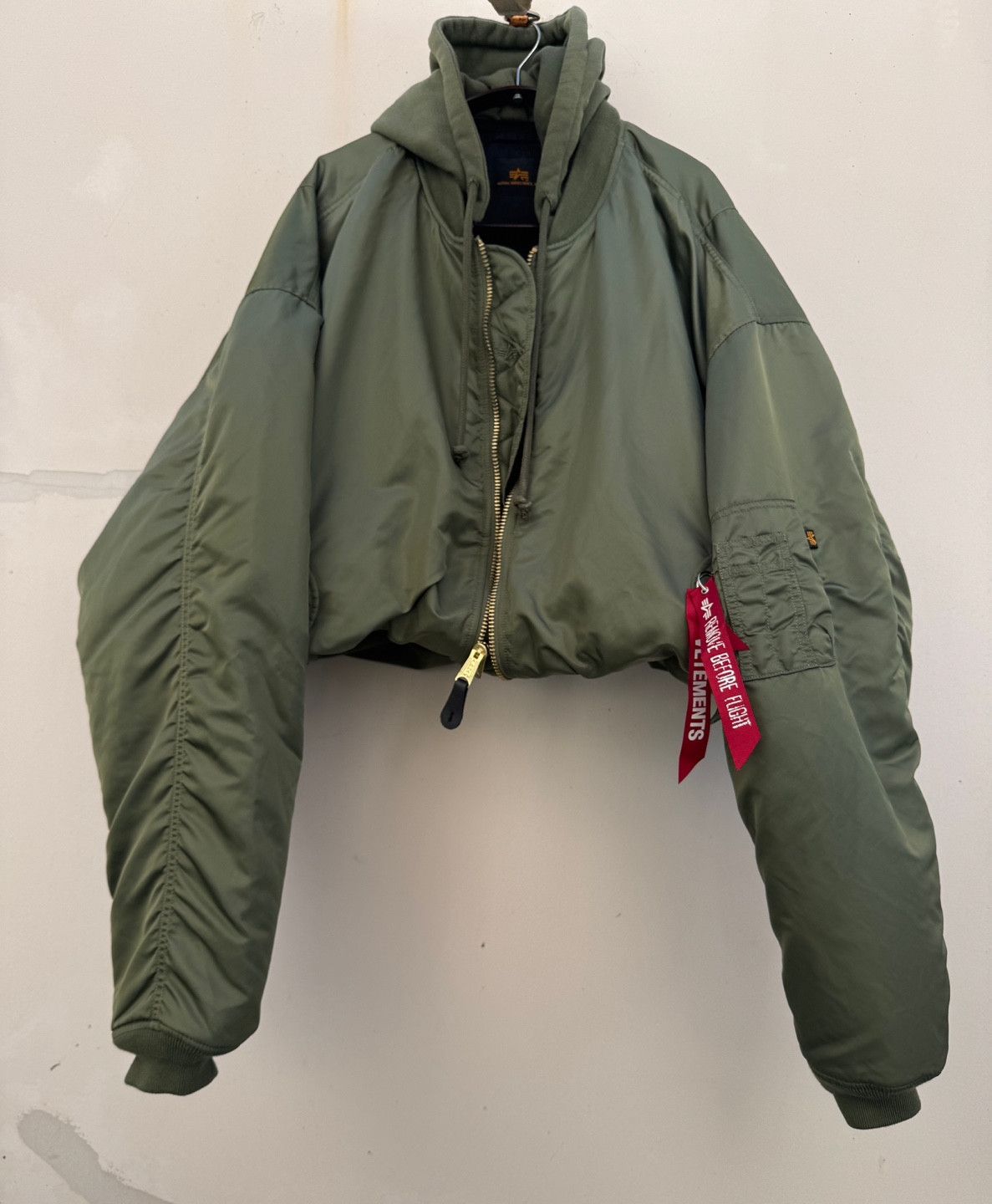 Alpha Industries × Vetements Vetements fw16 Demna Reversible Bomber MA-1 2017 Size US S / EU 44-46 / 1 - 2 Thumbnail