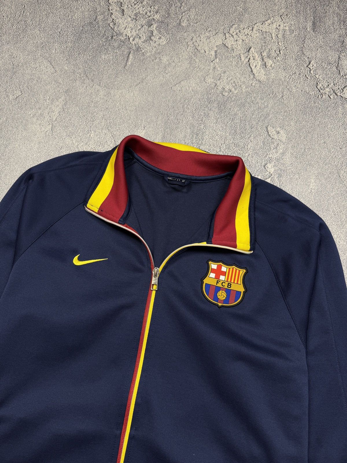 Nike NIKE FCB BARCELONA LOGO Y2K FULL ZIP 90’S Size US XL / EU 56 / 4 - 3 Thumbnail