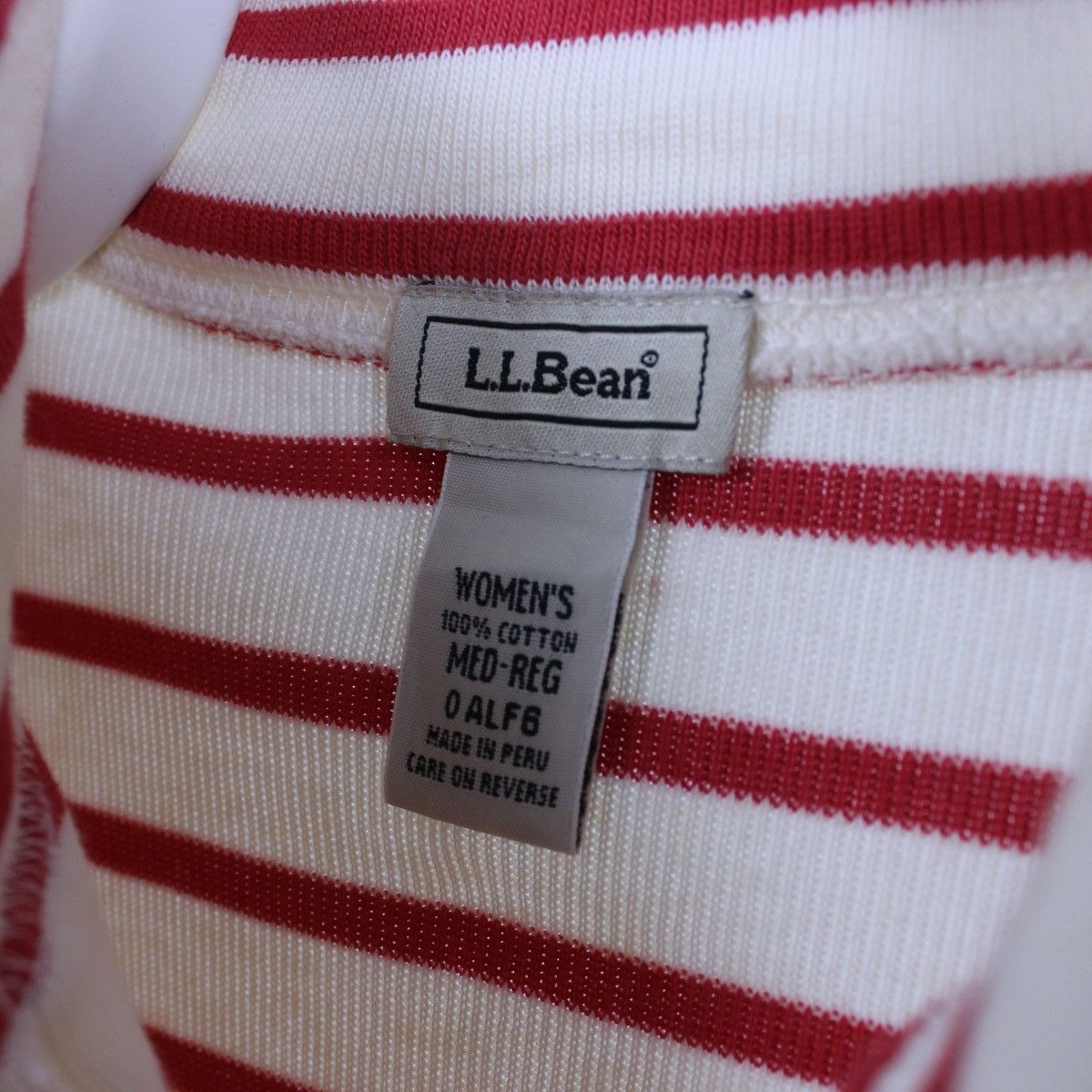 L.L. Bean L.L. Bean Women’s Striped Long Sleeve Size M / US 6-8 / IT 42-44 - 4 Thumbnail