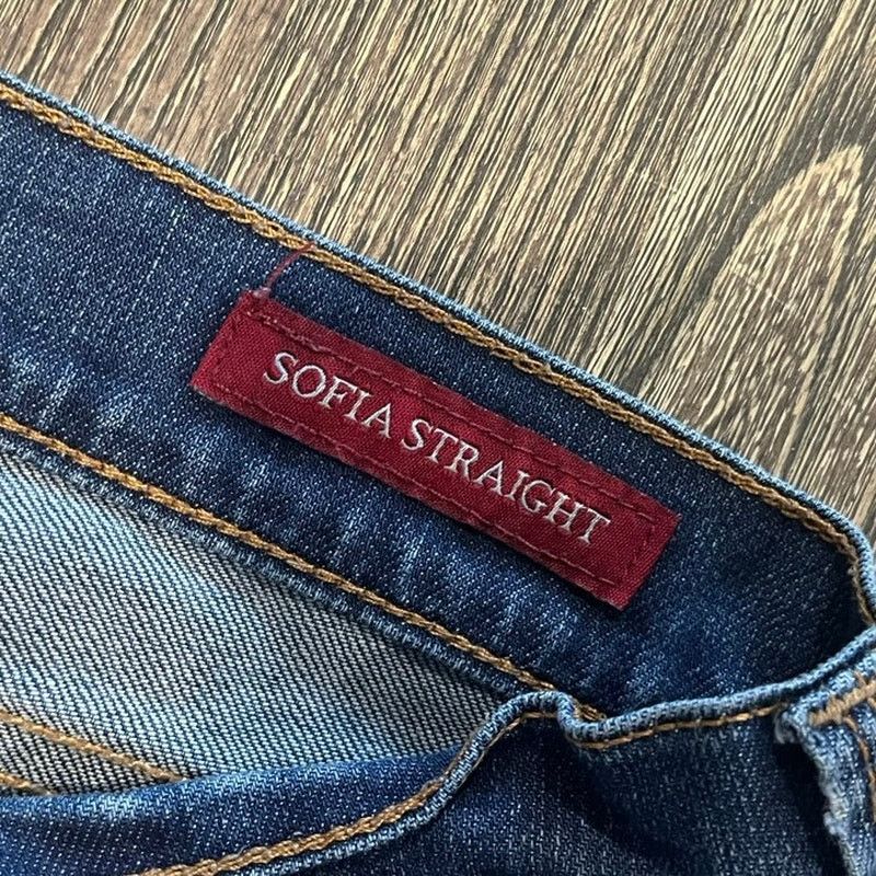 Lucky Brand Lucky Brand Sofia Straight Jeans Mid-Rise Blue Size 14/32 Size 36" / US 14 / IT 50 - 4 Thumbnail