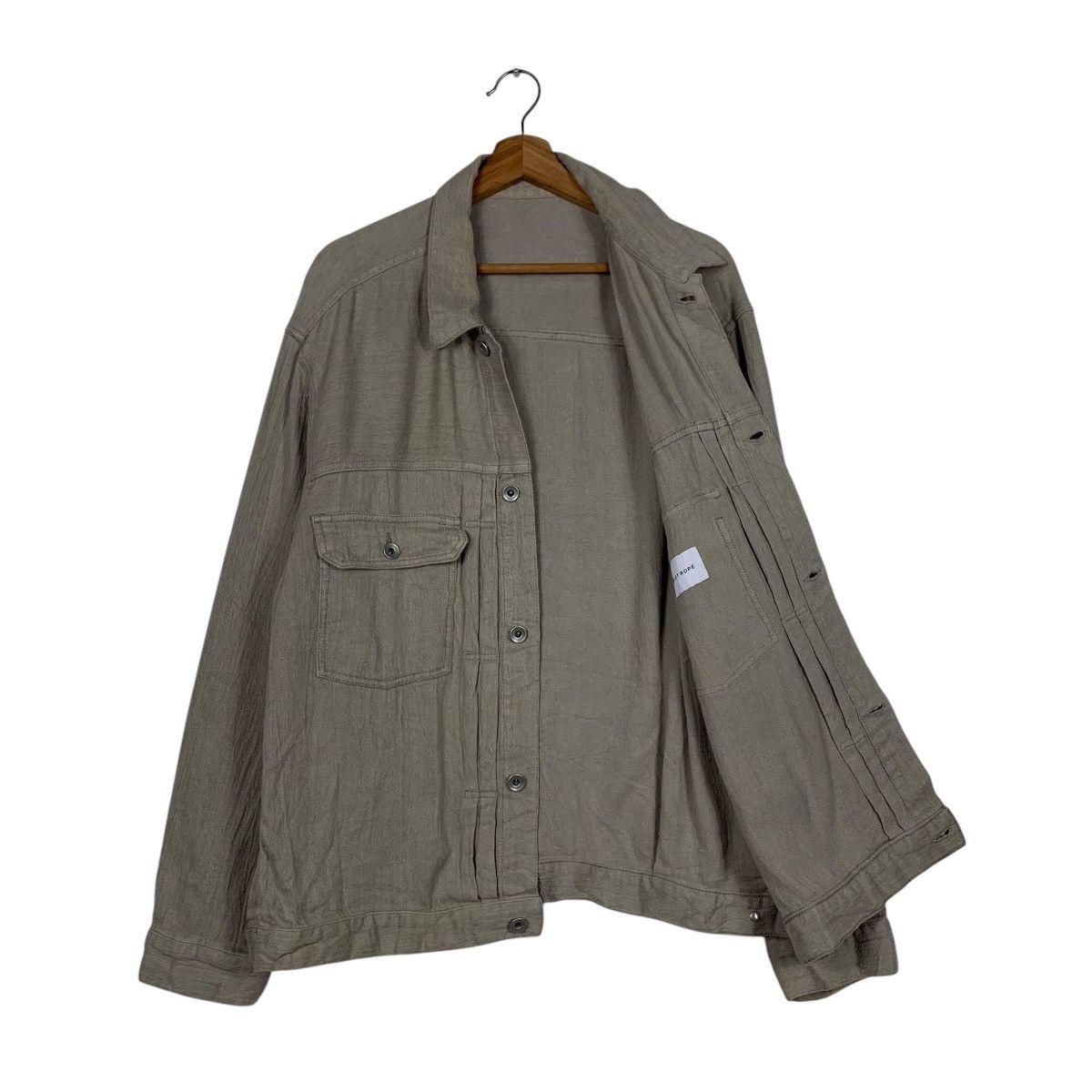 ADAM ET ROPE ADAM ET ROPE Linen Cotton Casual Light Jacket #1821-C22 Size US L / EU 52-54 / 3 - 9 Thumbnail