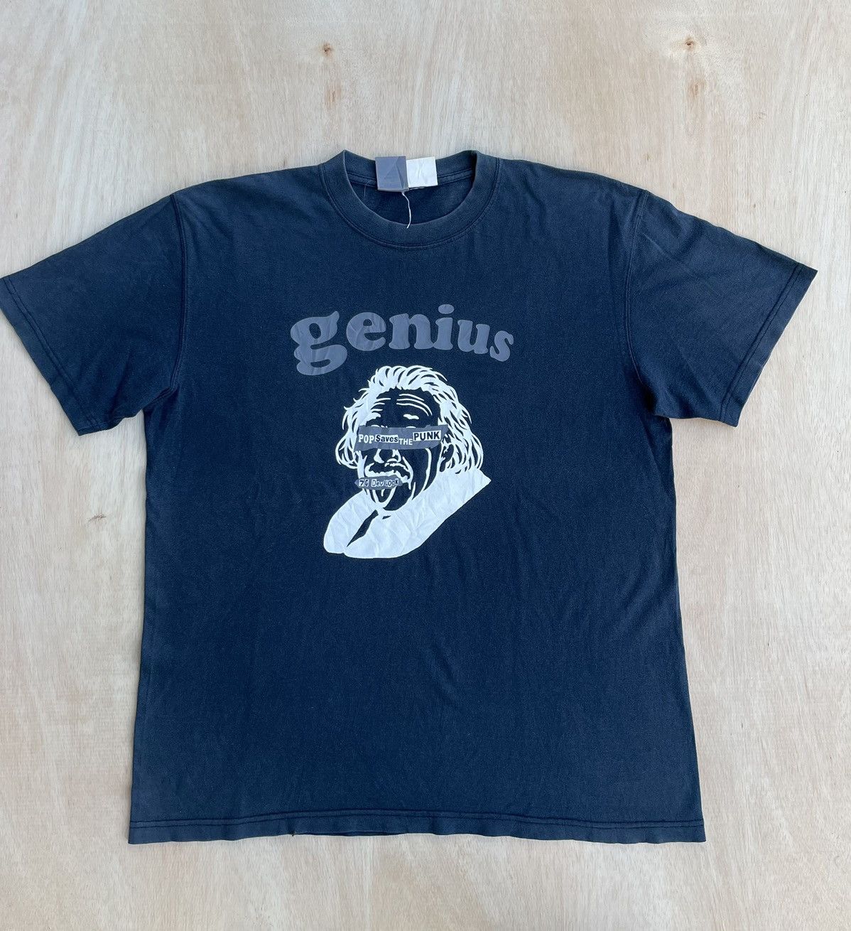 image of Band Tees x Vintage Genius Pop Saves The Punk Devilock Tshirt in Black, Men's (Size XL)