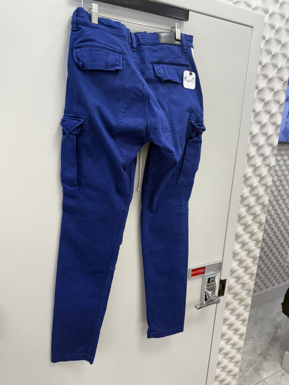 Amiri Amiri Blue Cargo Jeans Size US 33 - 5 Thumbnail