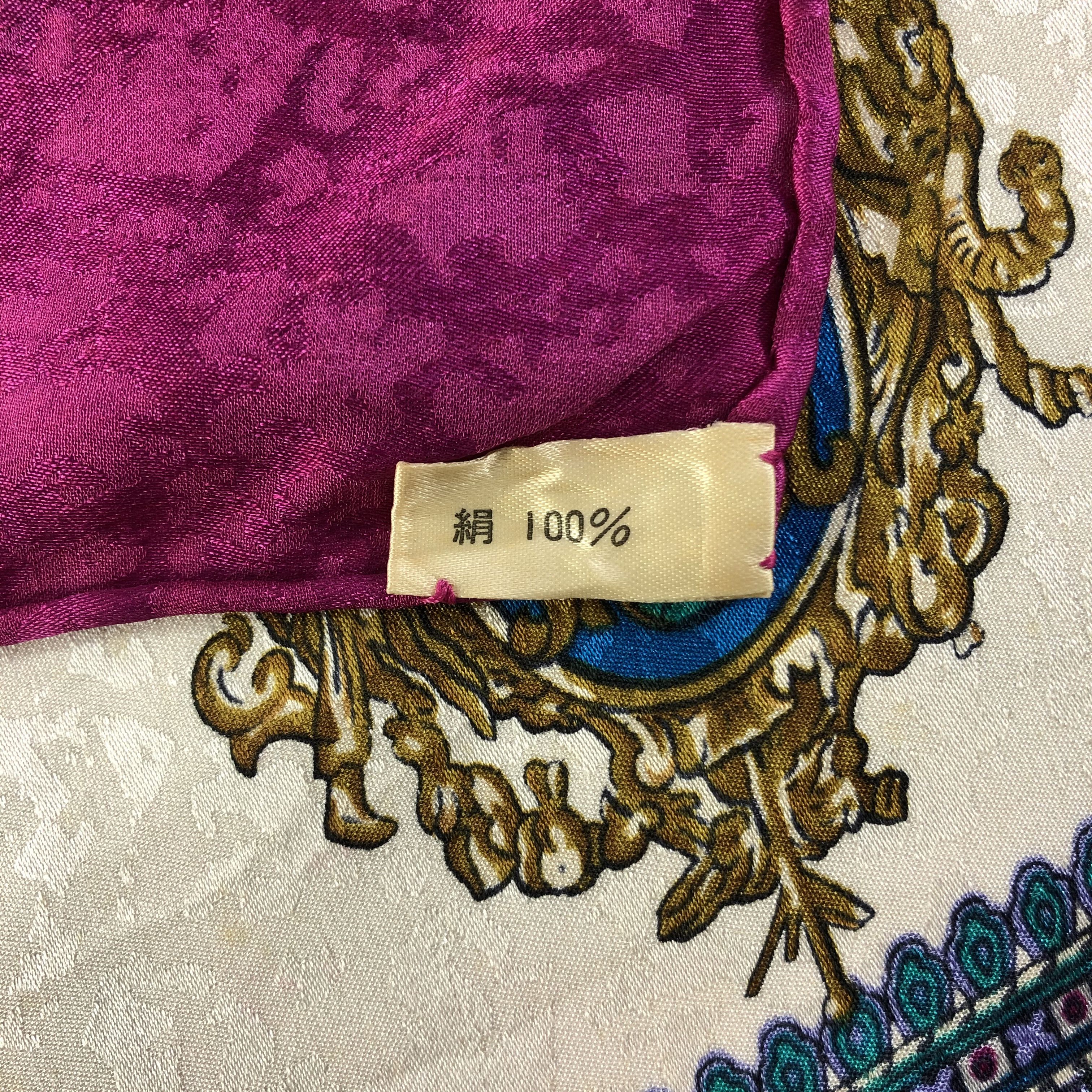 Vintage Vintage Silk Scarf Size ONE SIZE - 5 Thumbnail