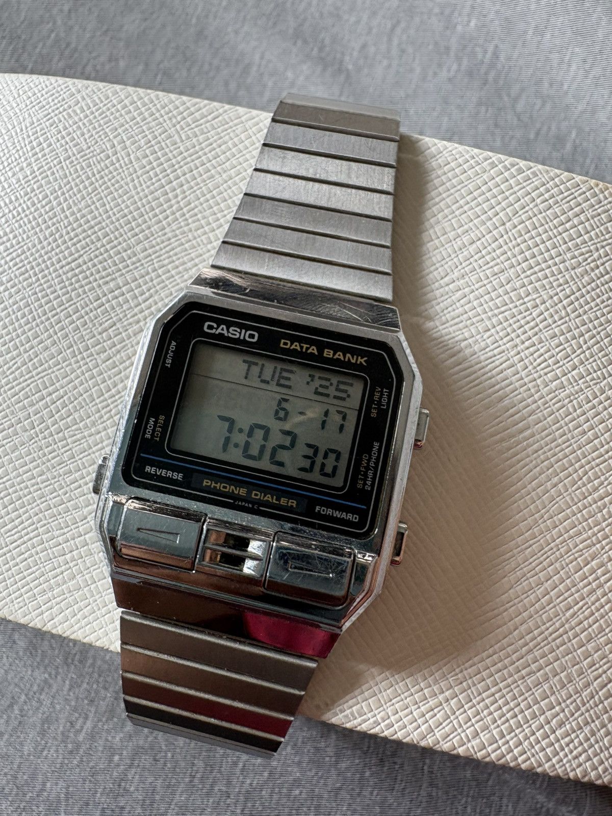 Casio Casio DBA-800 Module 555 Vintage 80s Phone Dialer Watch Size ONE SIZE - 9 Thumbnail