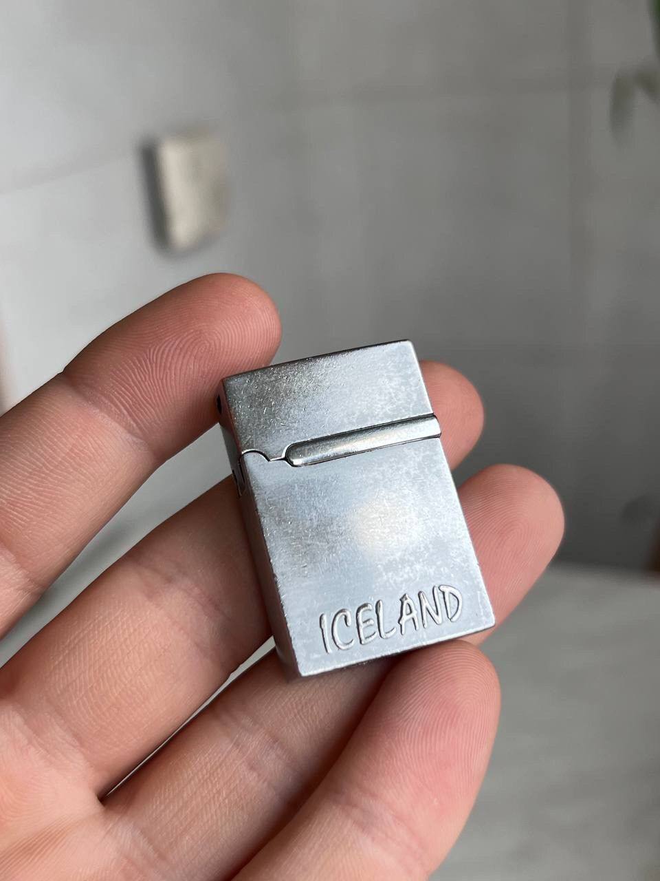 Japanese Brand × Vintage Y2K MICRO MINI ELEGANCE ICELAND 2005 GEOMETRIC METAL LIGHTER Size ONE SIZE - 5 Thumbnail