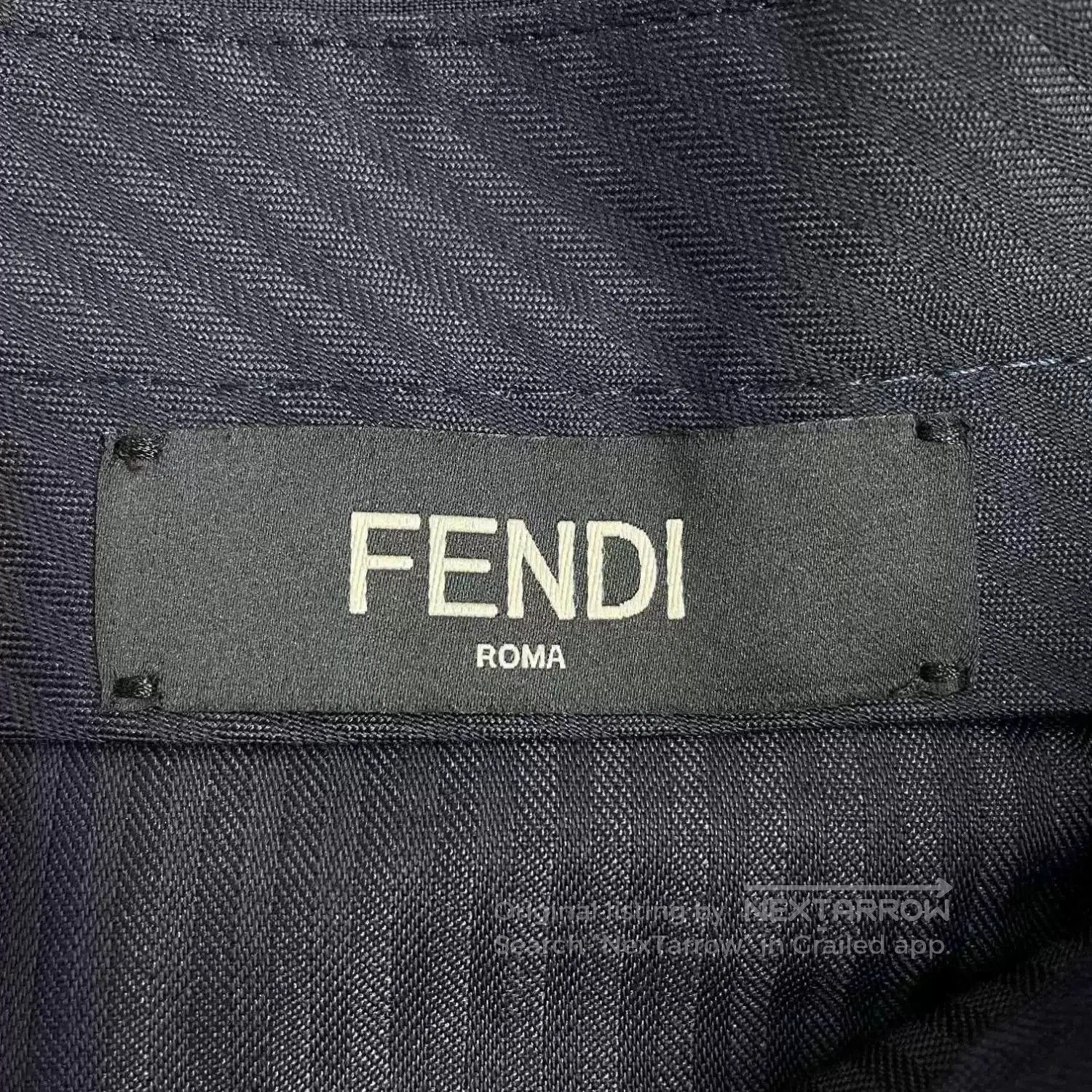 Fendi black wool trousers by Fendi, new condition. Size US 44 / EU 60 - 5 Thumbnail