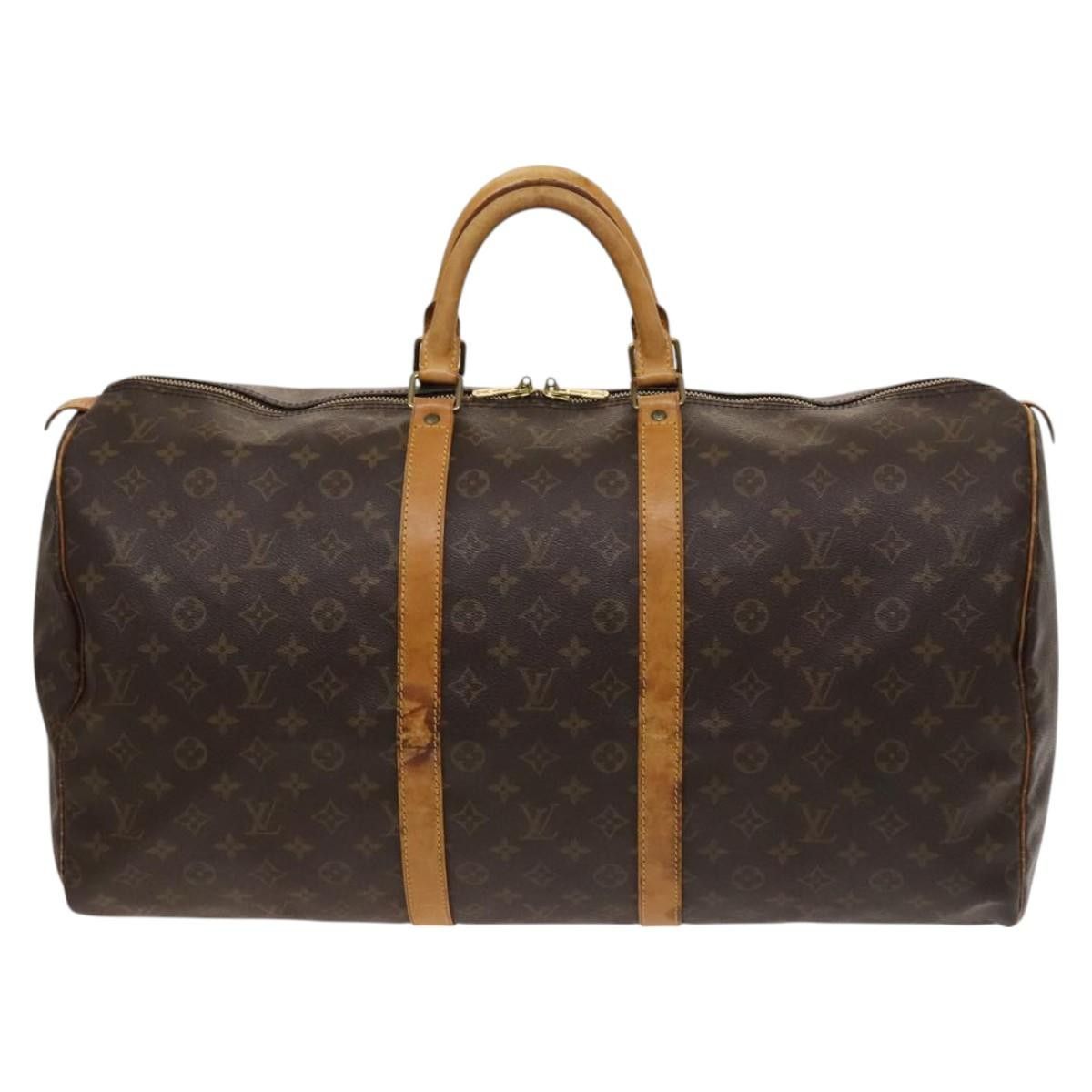 Louis Vuitton LOUIS VUITTON Monogram Keepall 55 Boston Bag M41424 Size ONE SIZE - 13 Thumbnail