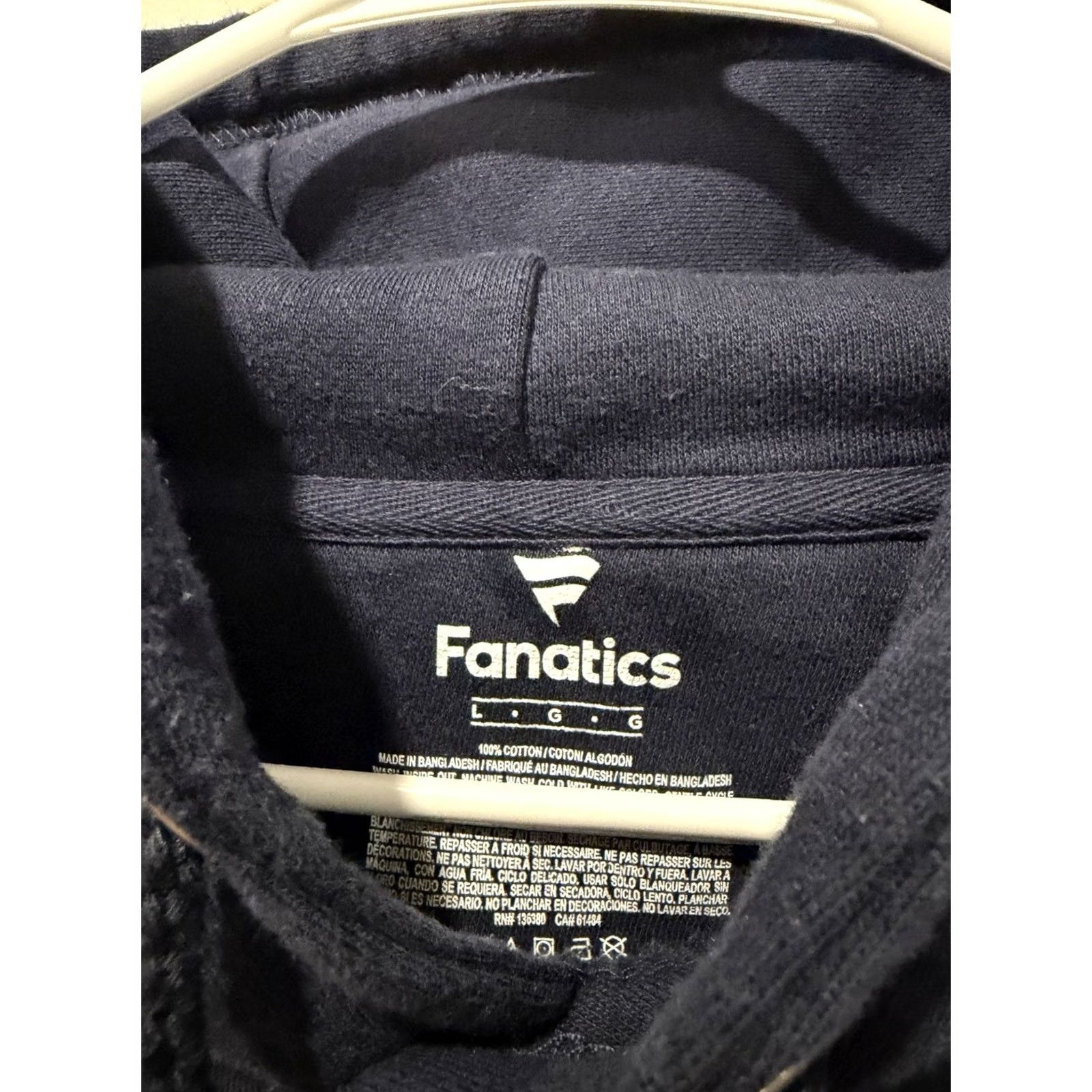 Vintage Fanatics New York Rangers Pullover Hoodie Mens Large Blue Lady Liberty Hockey Size US L / EU 52-54 / 3 - 3 Thumbnail