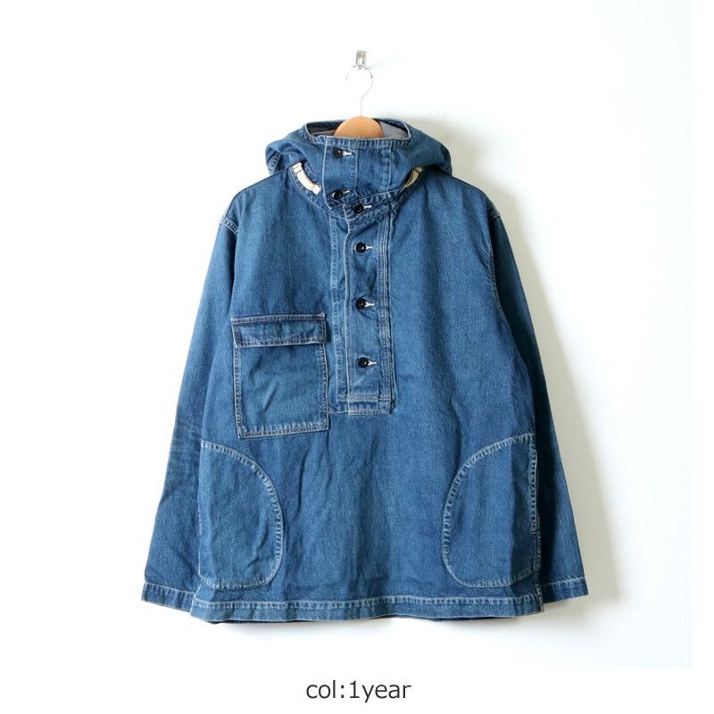 Engineered Garments (Ordinary Fits) Re:Ordinary Gunner Smock Denim Anorak Parka Size US M / EU 48-50 / 2 - 25 Thumbnail