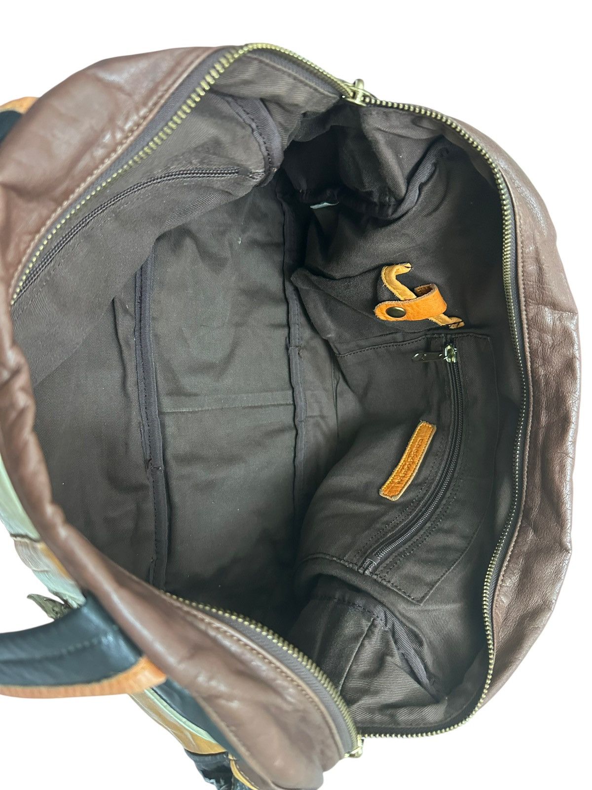 Genuine Leather RARE 🇯🇵 Masterpiece MSPC Multicolor Leather Boston Duffle Bag Size ONE SIZE - 7 Thumbnail