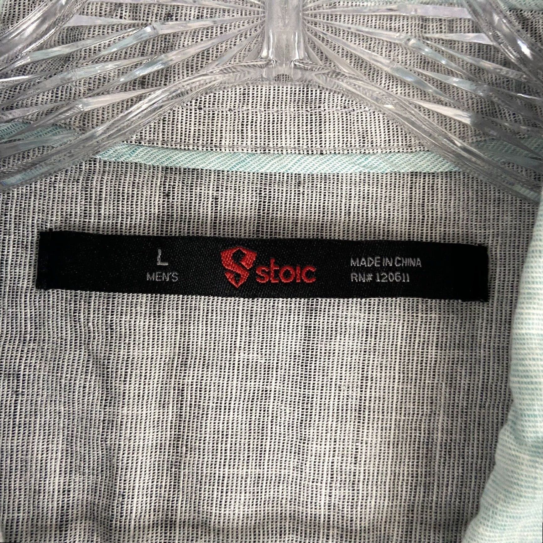 Stoic Stoic Shirt Men’s L Blue Button-Up Short Sleeve Pockets Mens Size US 33 - 6 Thumbnail